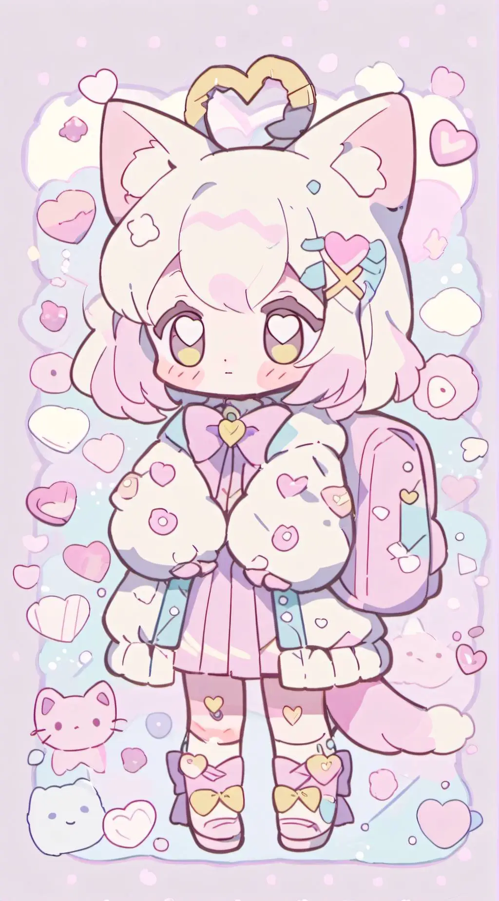 ai character: Chibi background