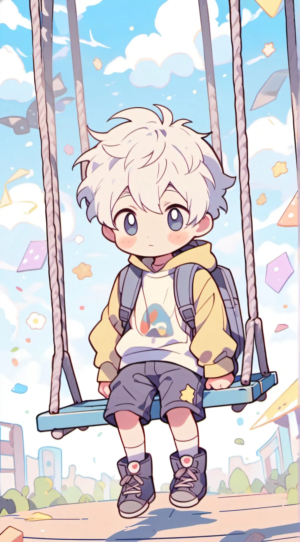 ai character: iPad Kid background