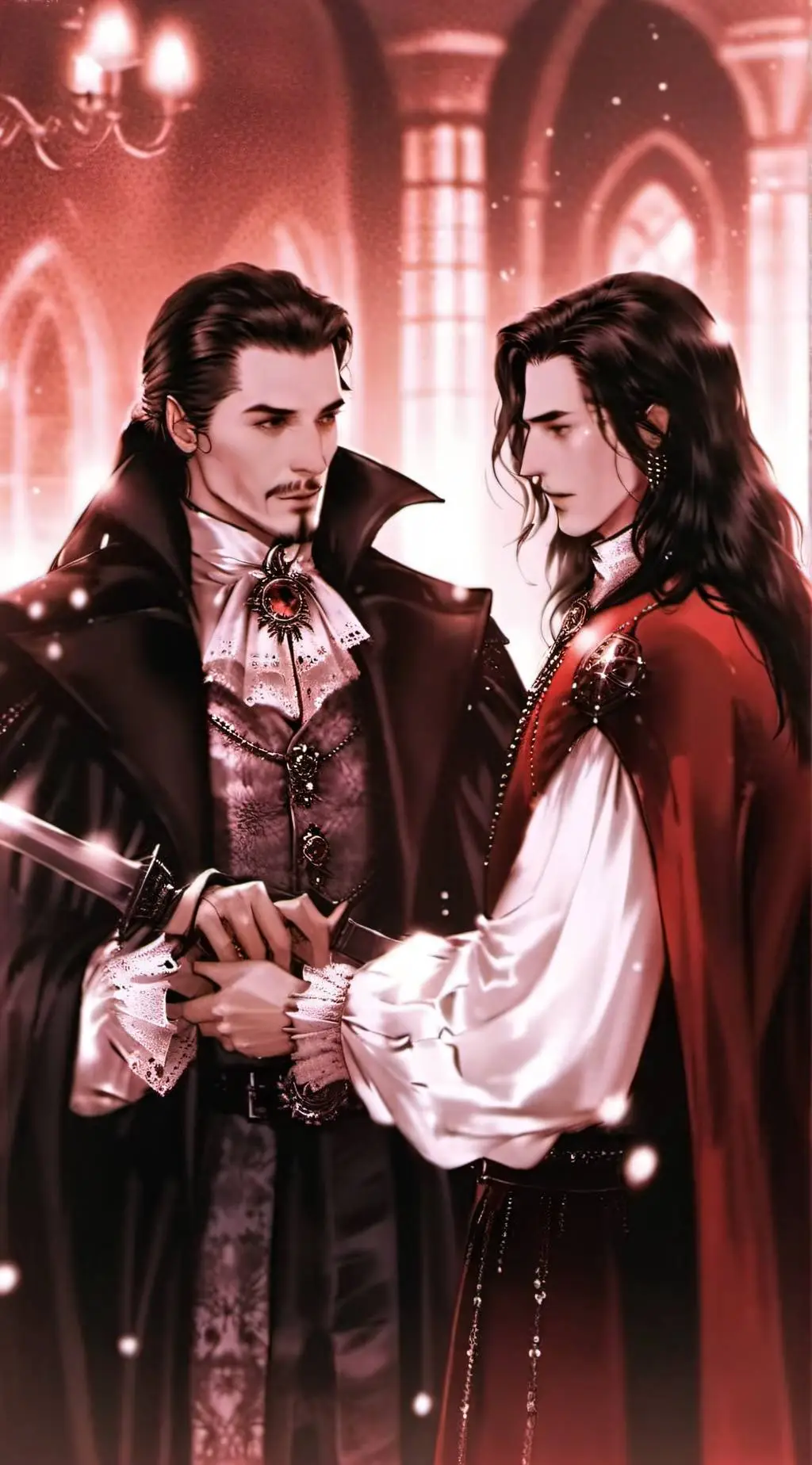 ai character: Vlad and Gabriel  background