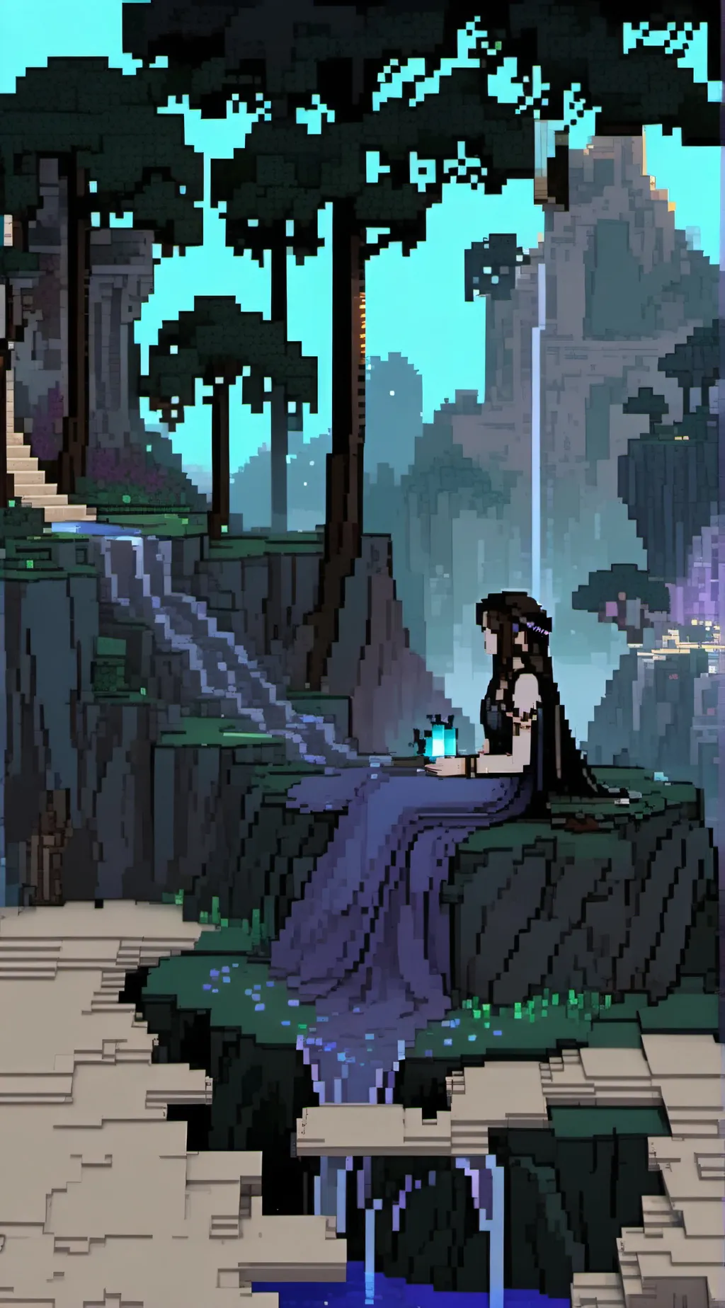 ai character: Dream smp background