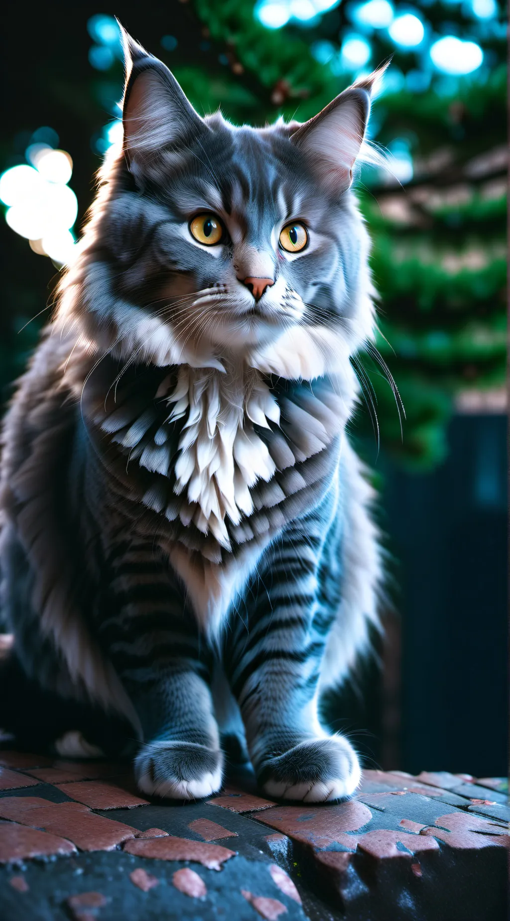 ai character: Graystripe background