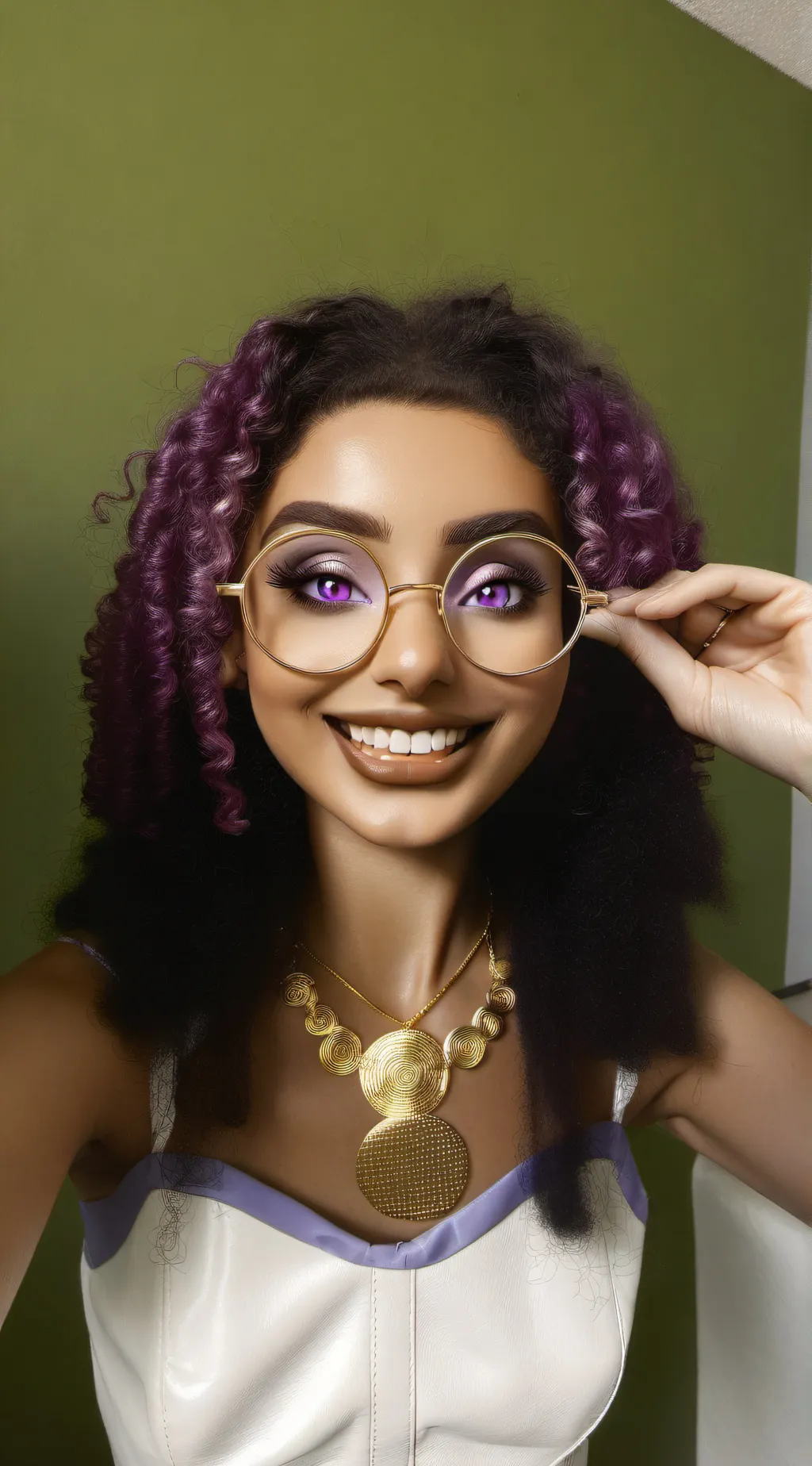 ai character: Monster high background