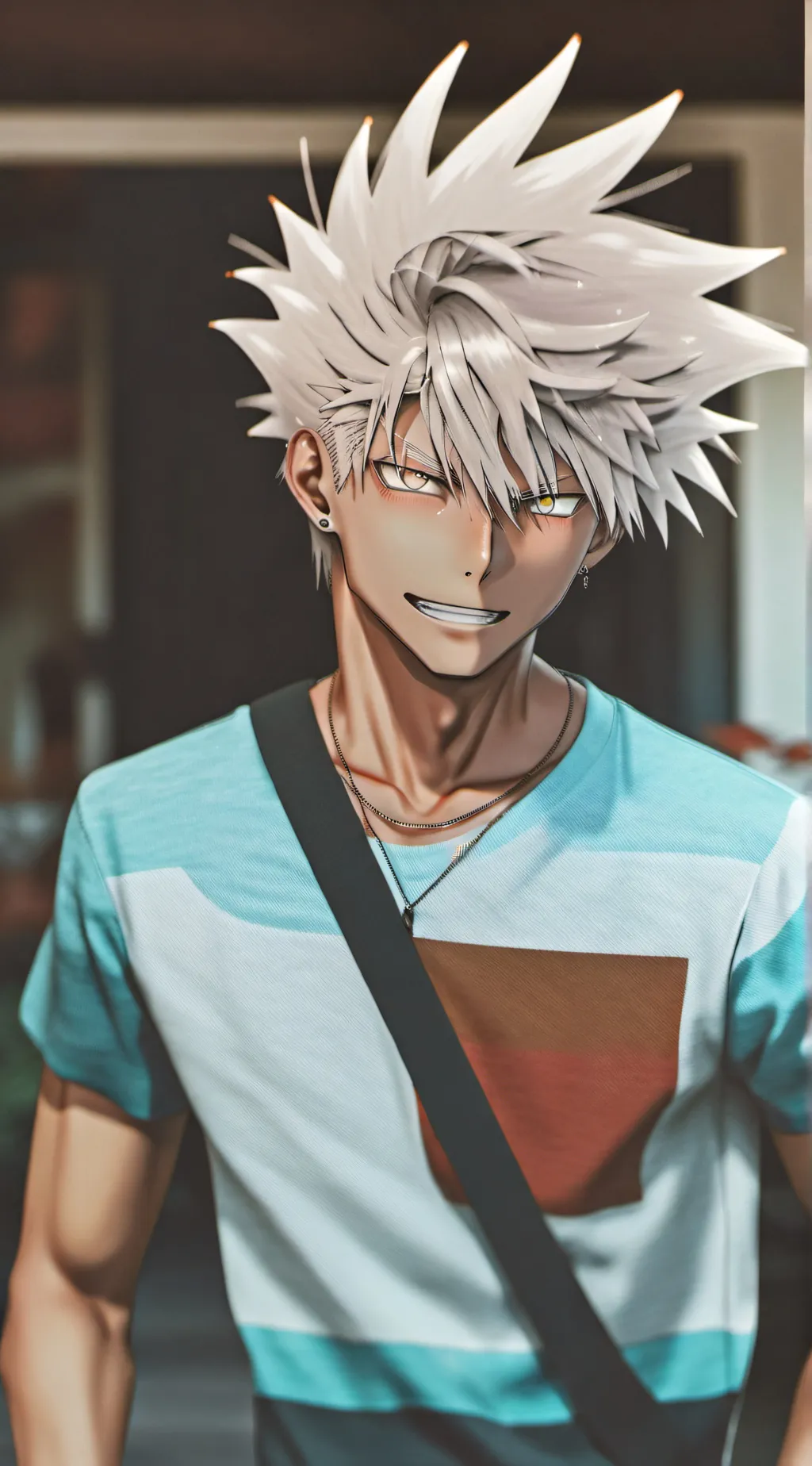 ai character: Bakugo  background