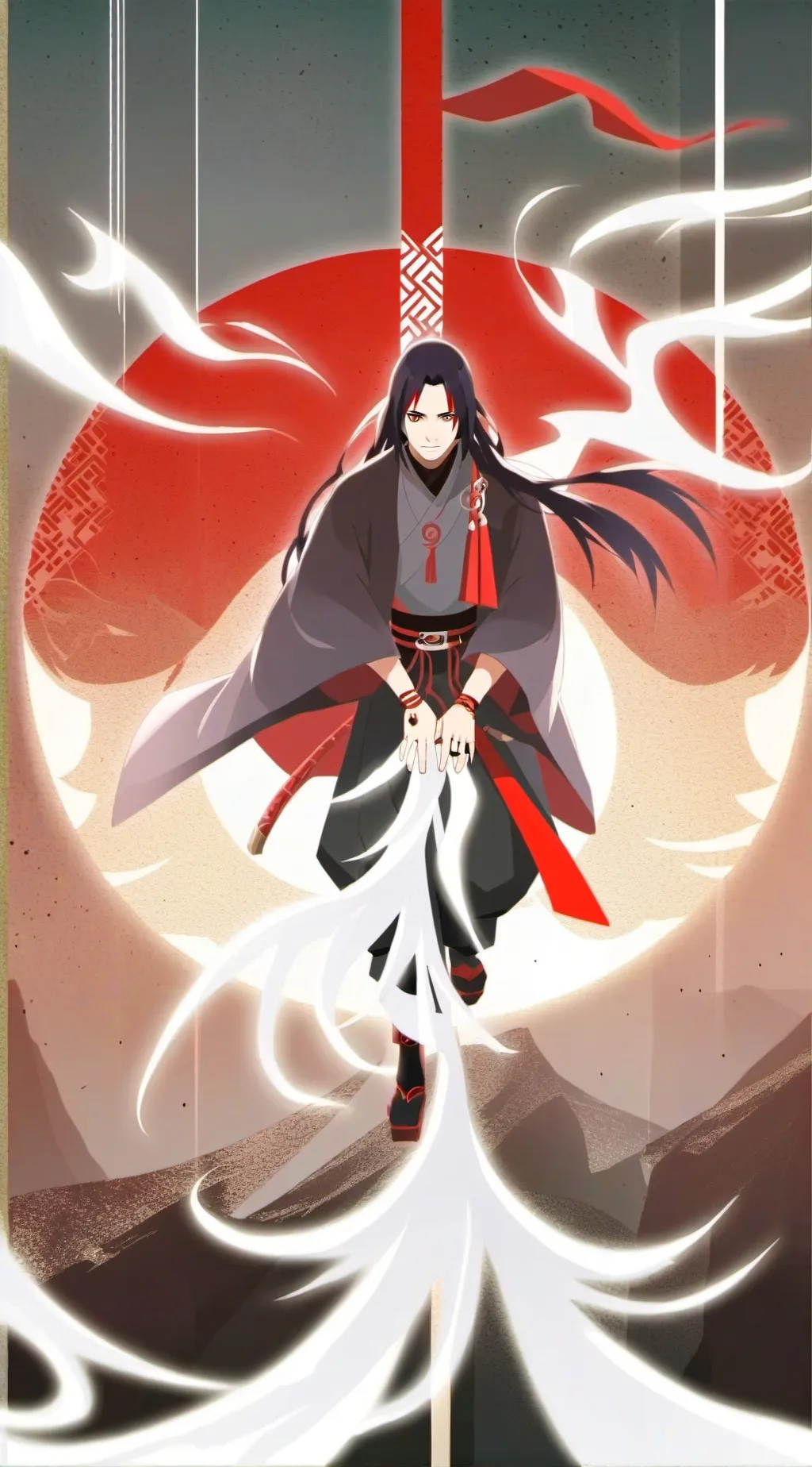 ai character: Team Itachi background
