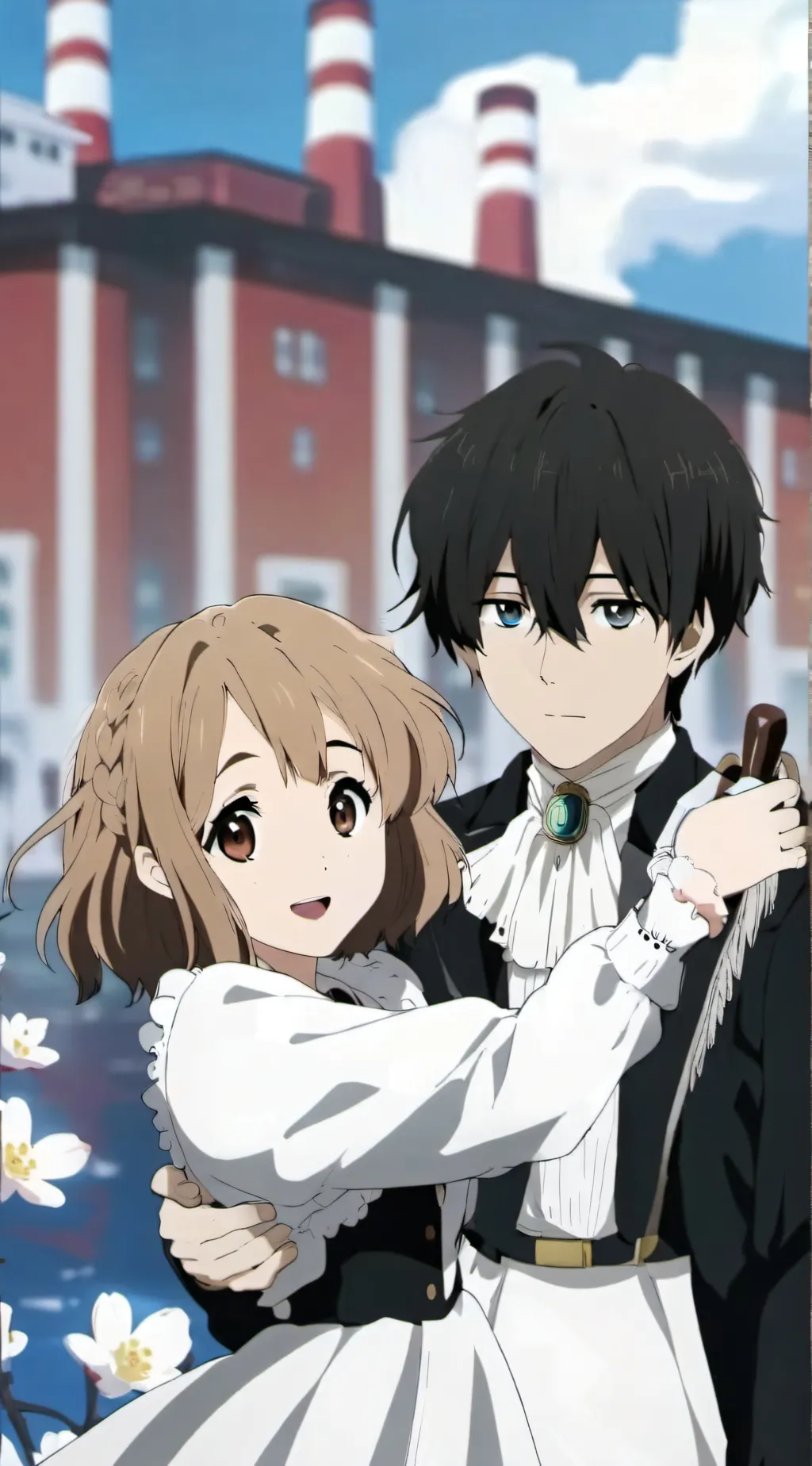 ai character: anime titanic 1 background