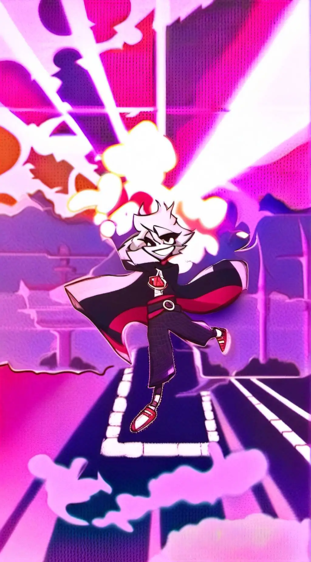 ai character: lucifer x alastor~ background