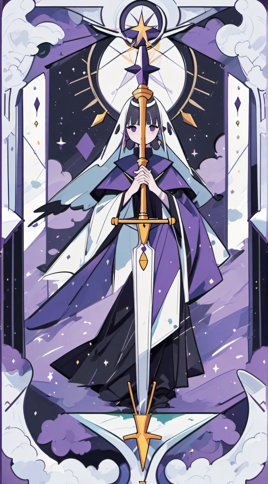 ai character: HH Heaven background
