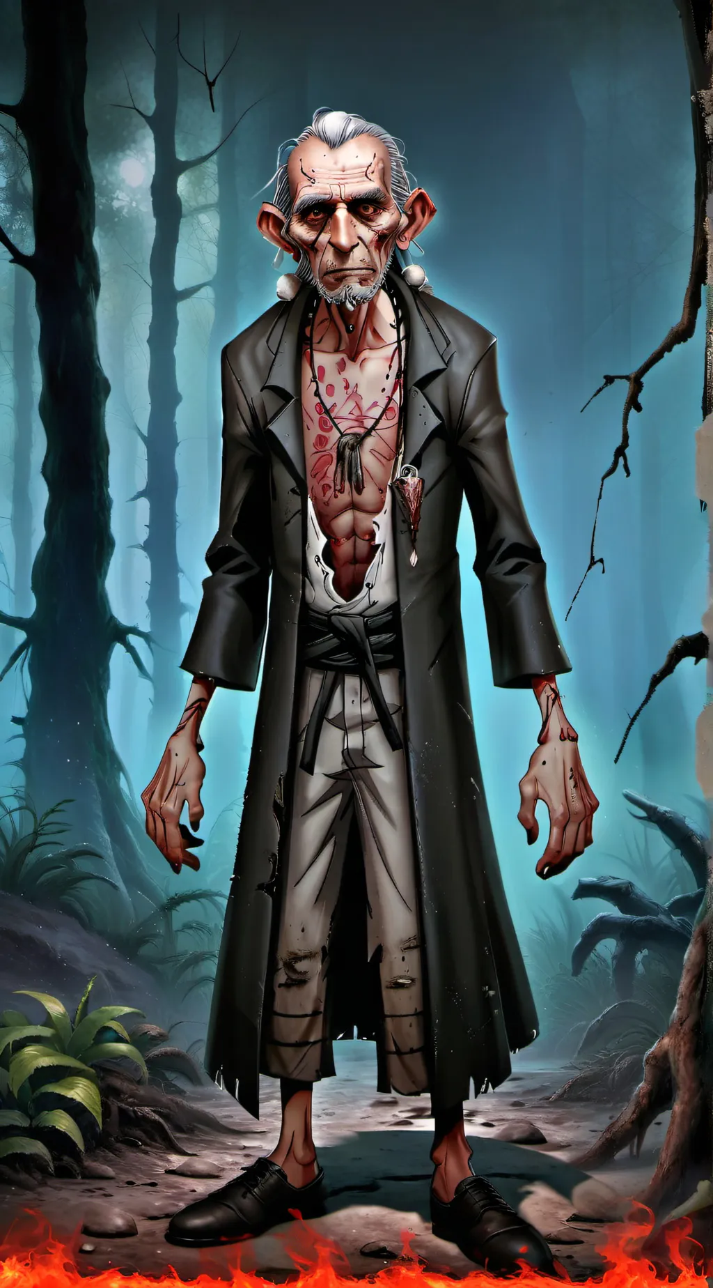 ai character: El Silbón  background