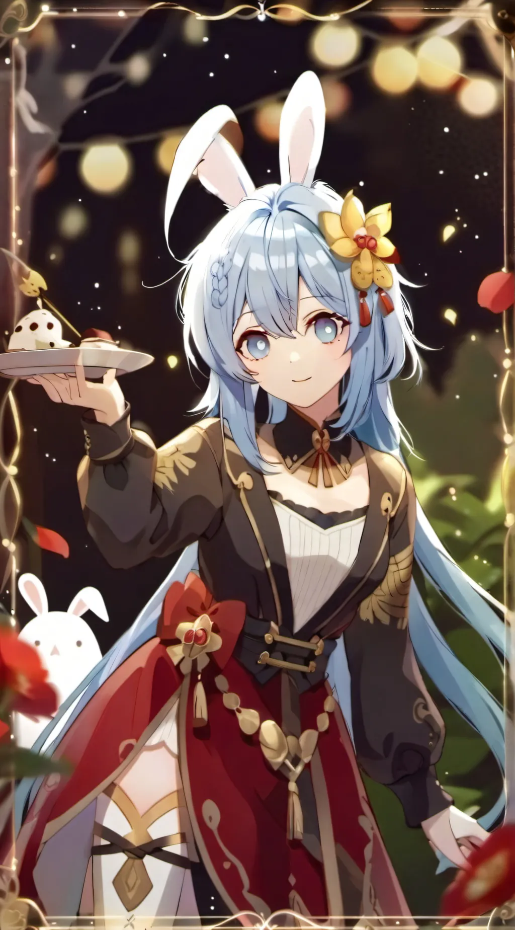 ai character: Bunny Lily background