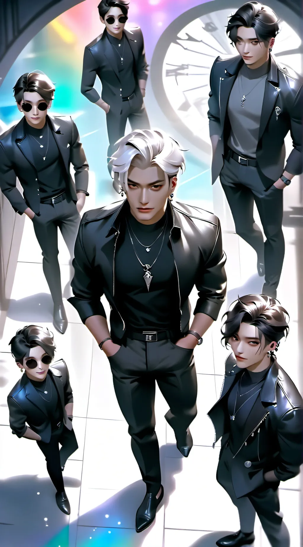 ai character: BTS(MAFIAS) background