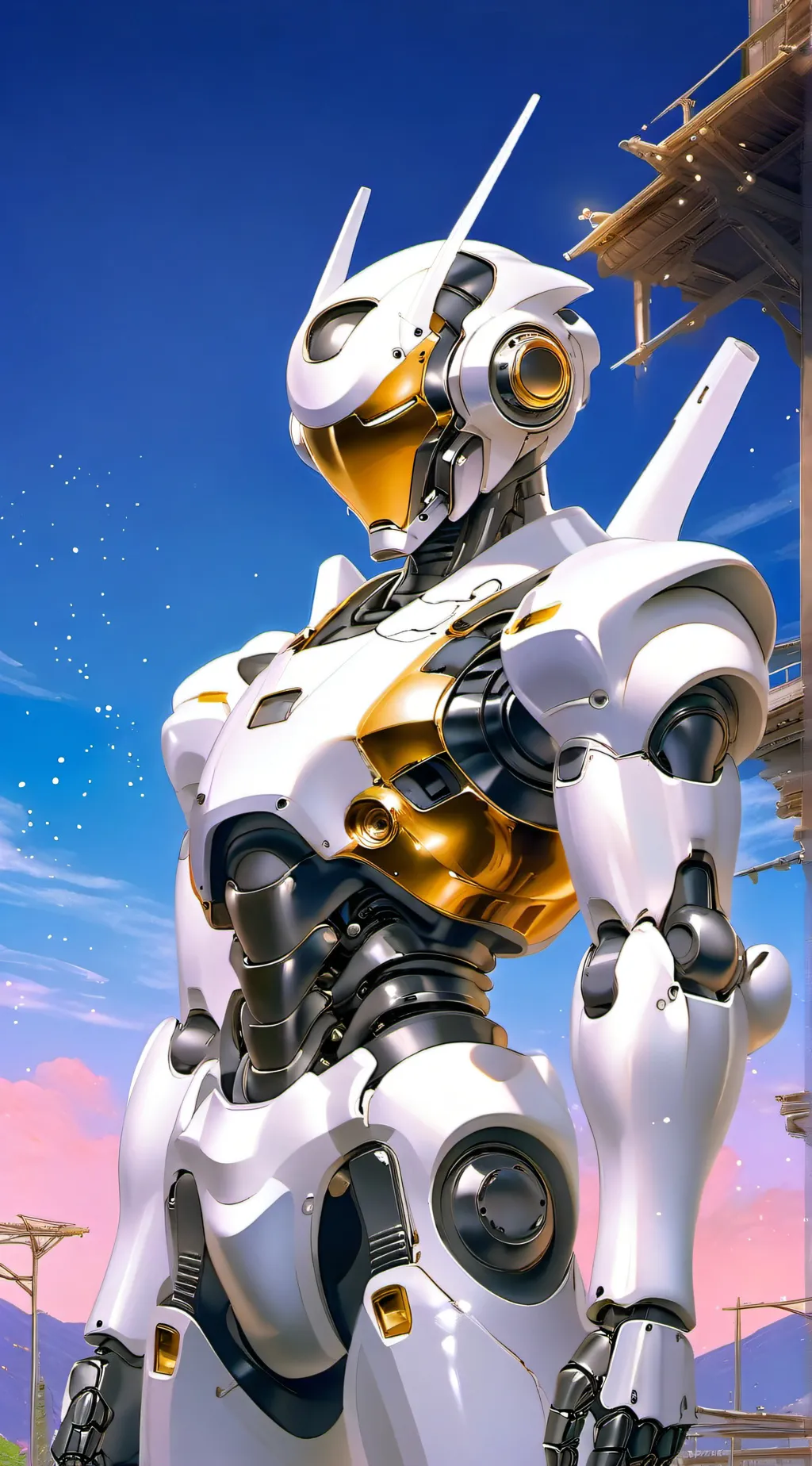 ai character: robot invation background