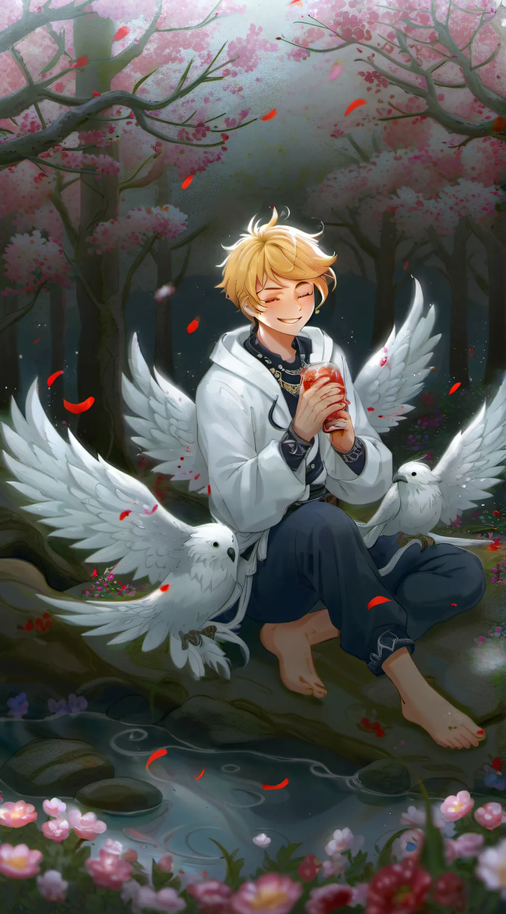 ai character: Adrian  background