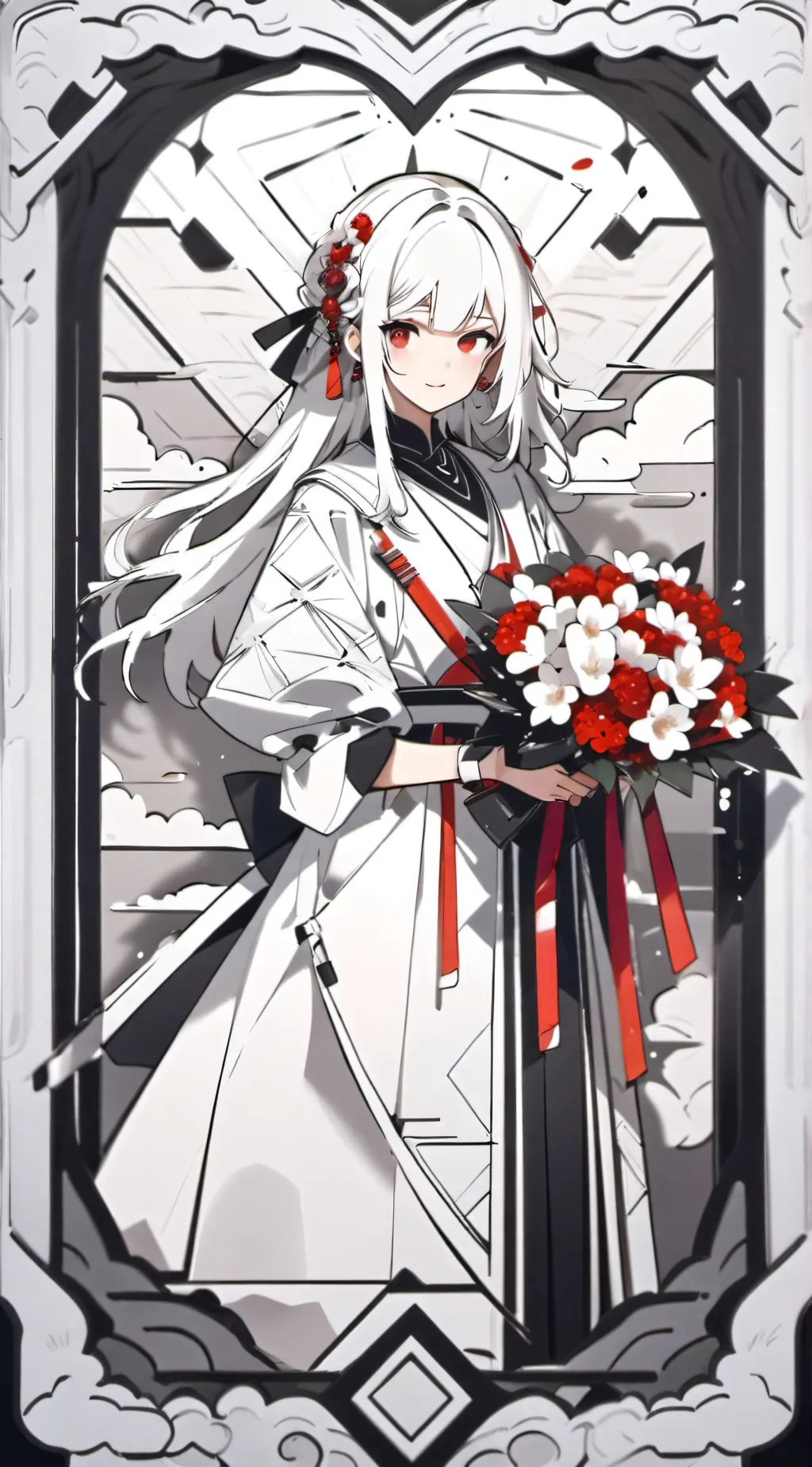 ai character: kawaii background