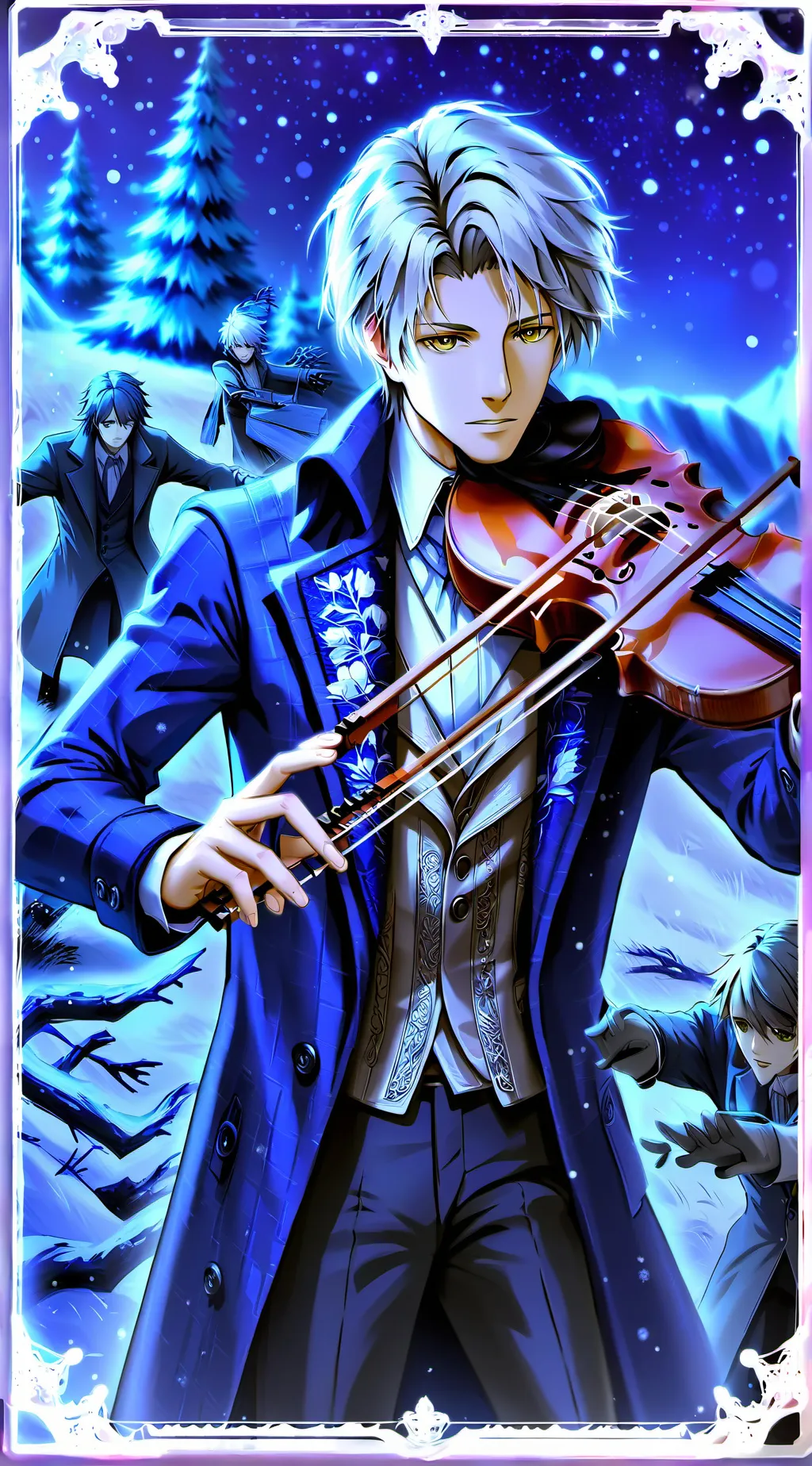 ai character: Ethan Jackson  background