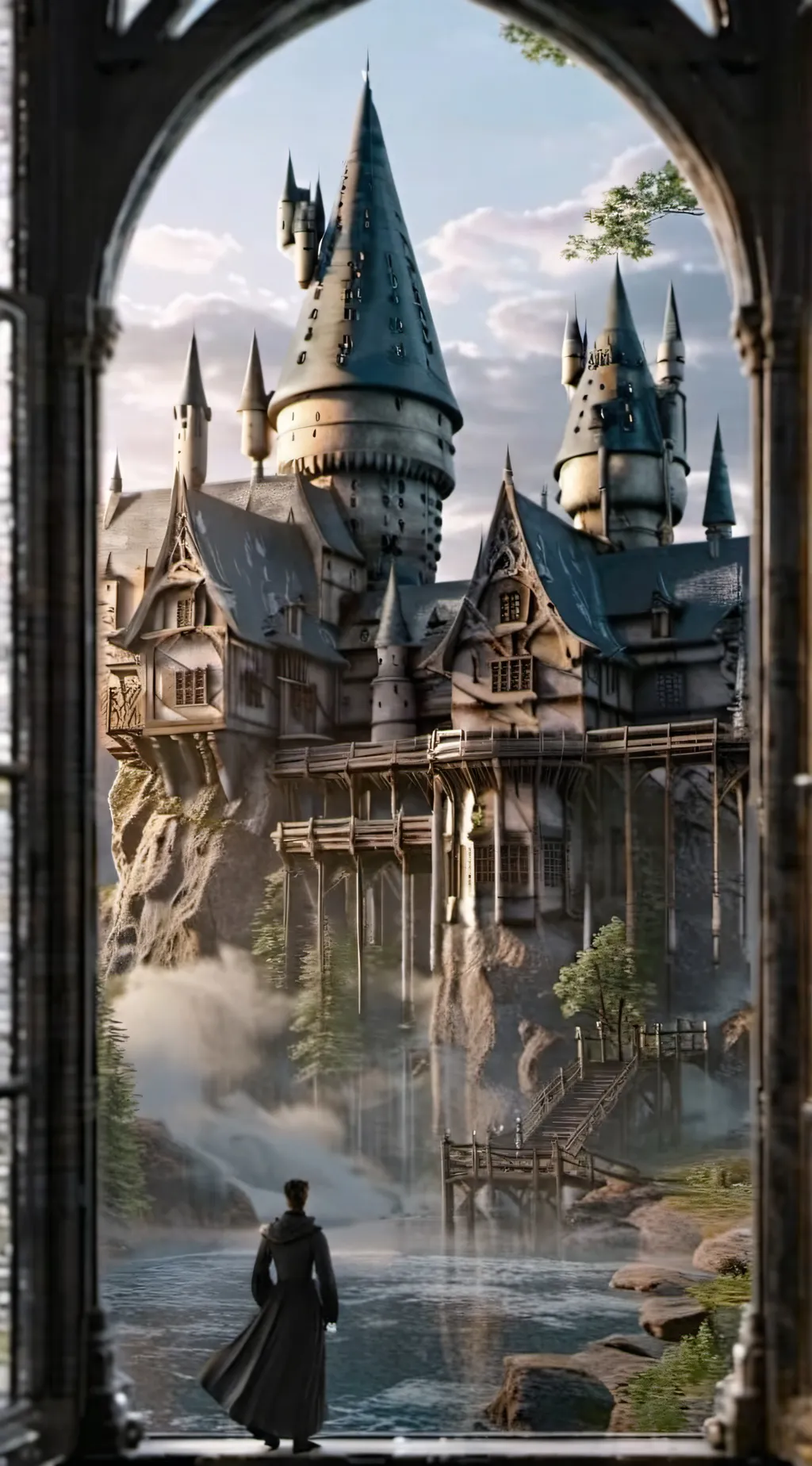 ai character: MHA•Hogwarts background