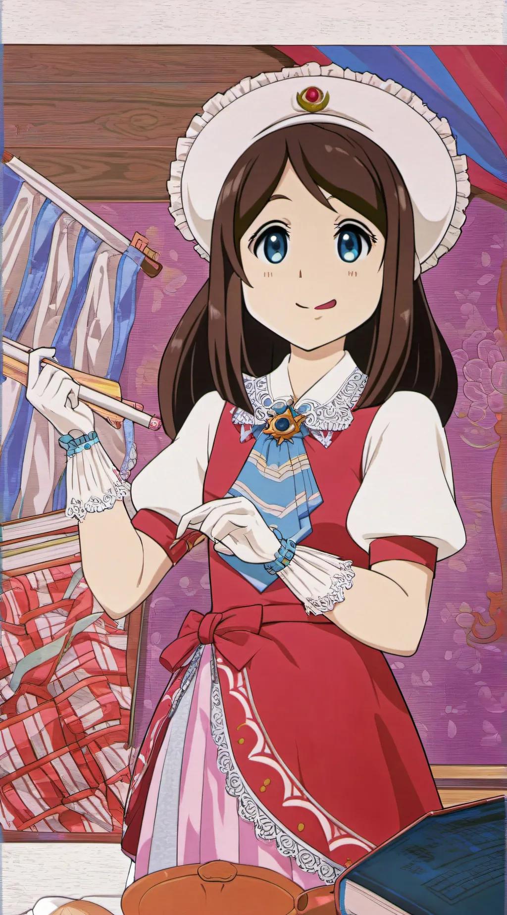 ai character: lila background