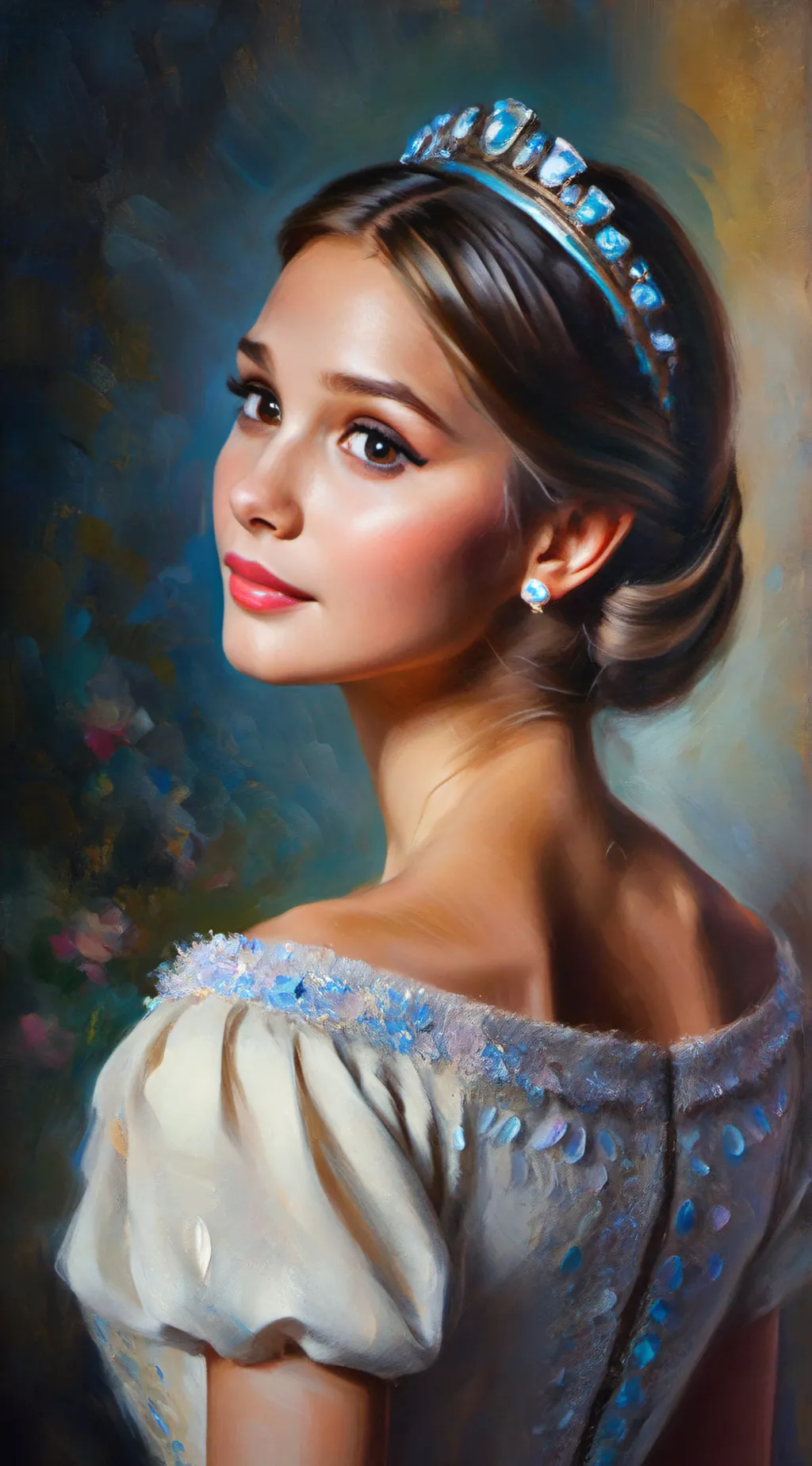 ai character: Rose background