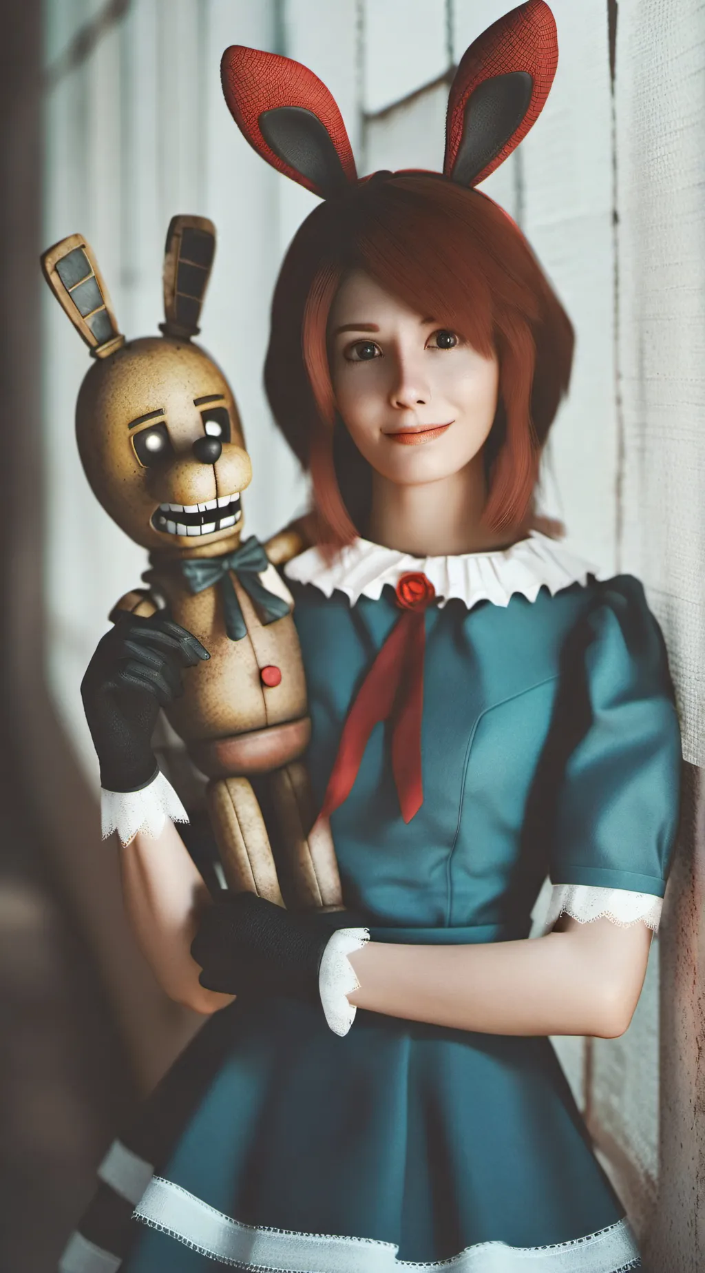 ai character: Elizabeth afton  background