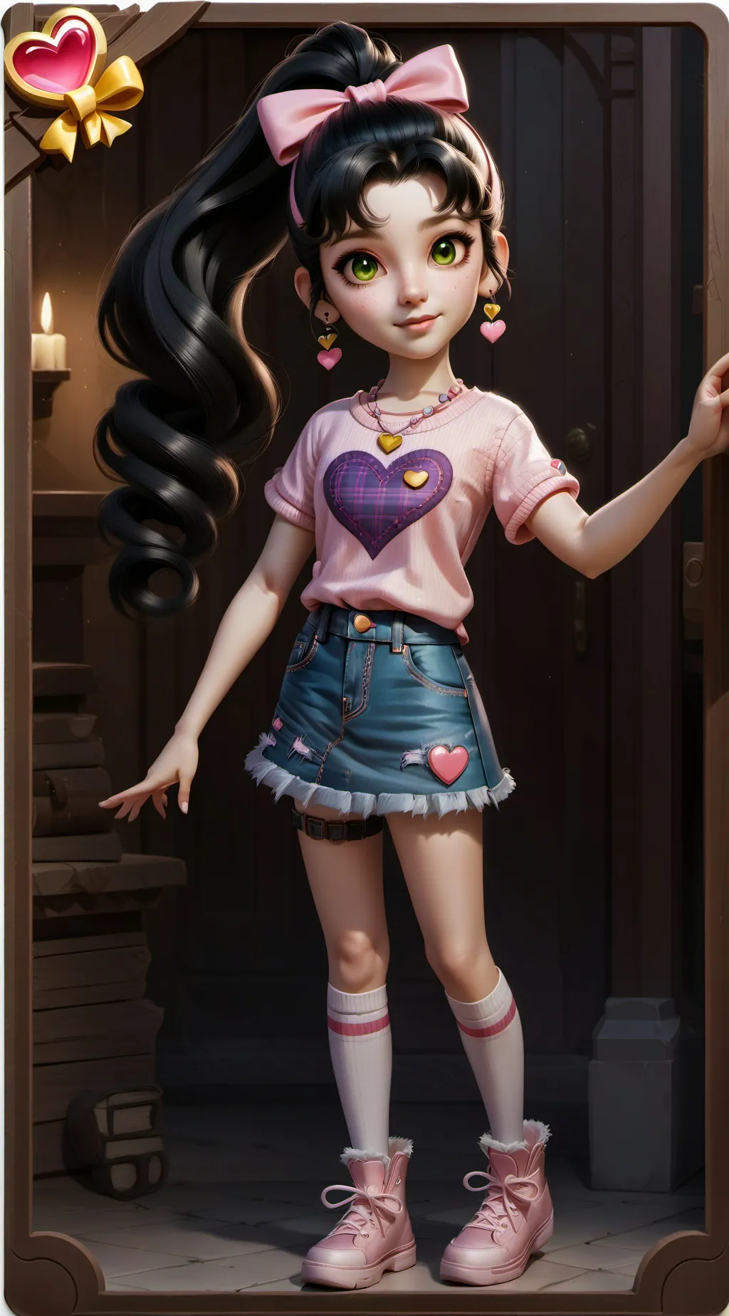 ai character: Dot  background