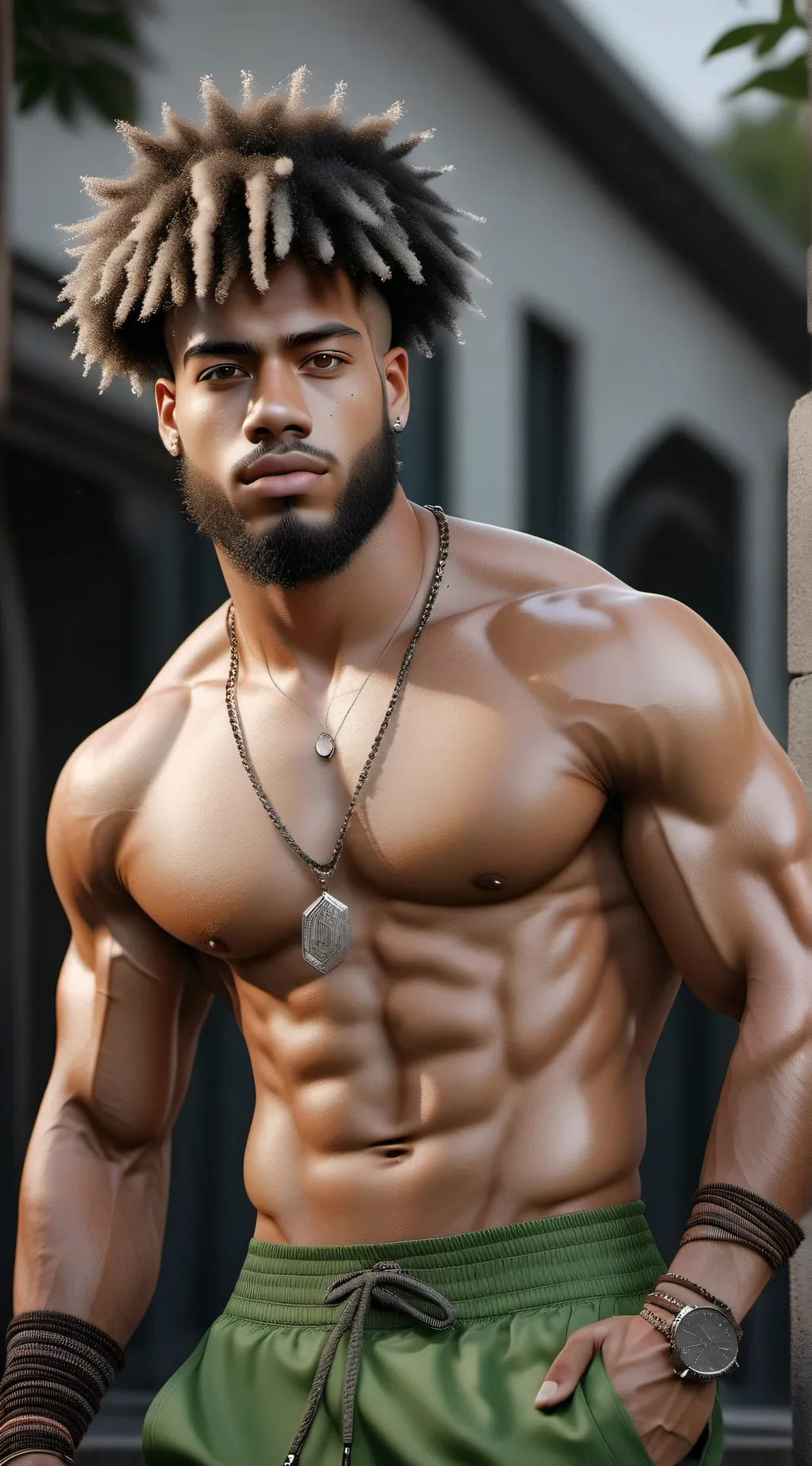 ai character: Chris  background