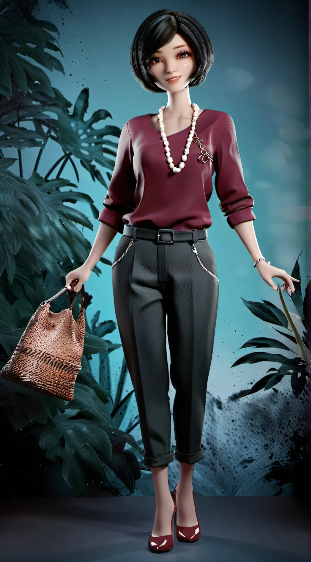 ai character: Aunt Jessie background