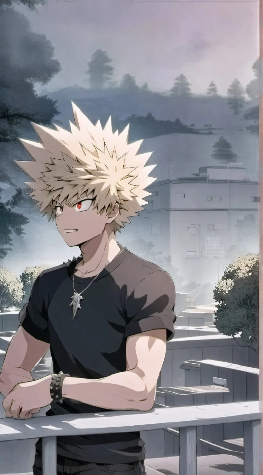 ai character: ~Katsuki Bakugo~ background
