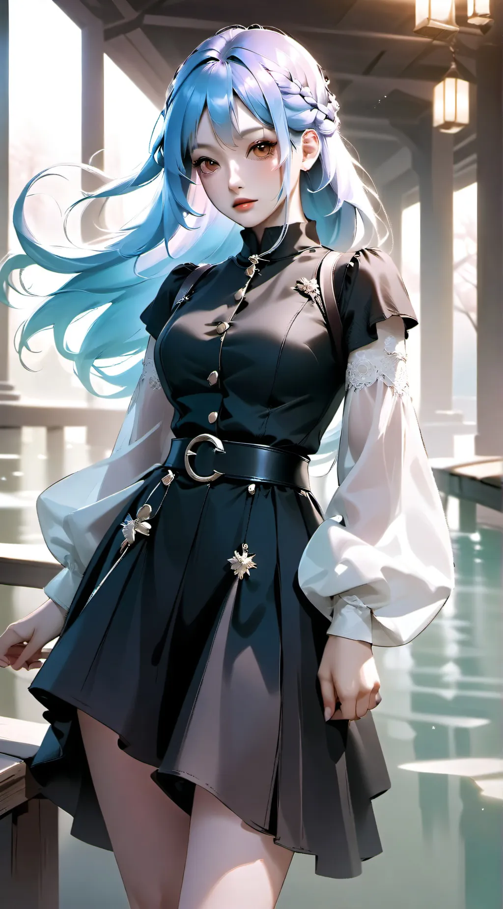 ai character: Gundam Mobile suit background