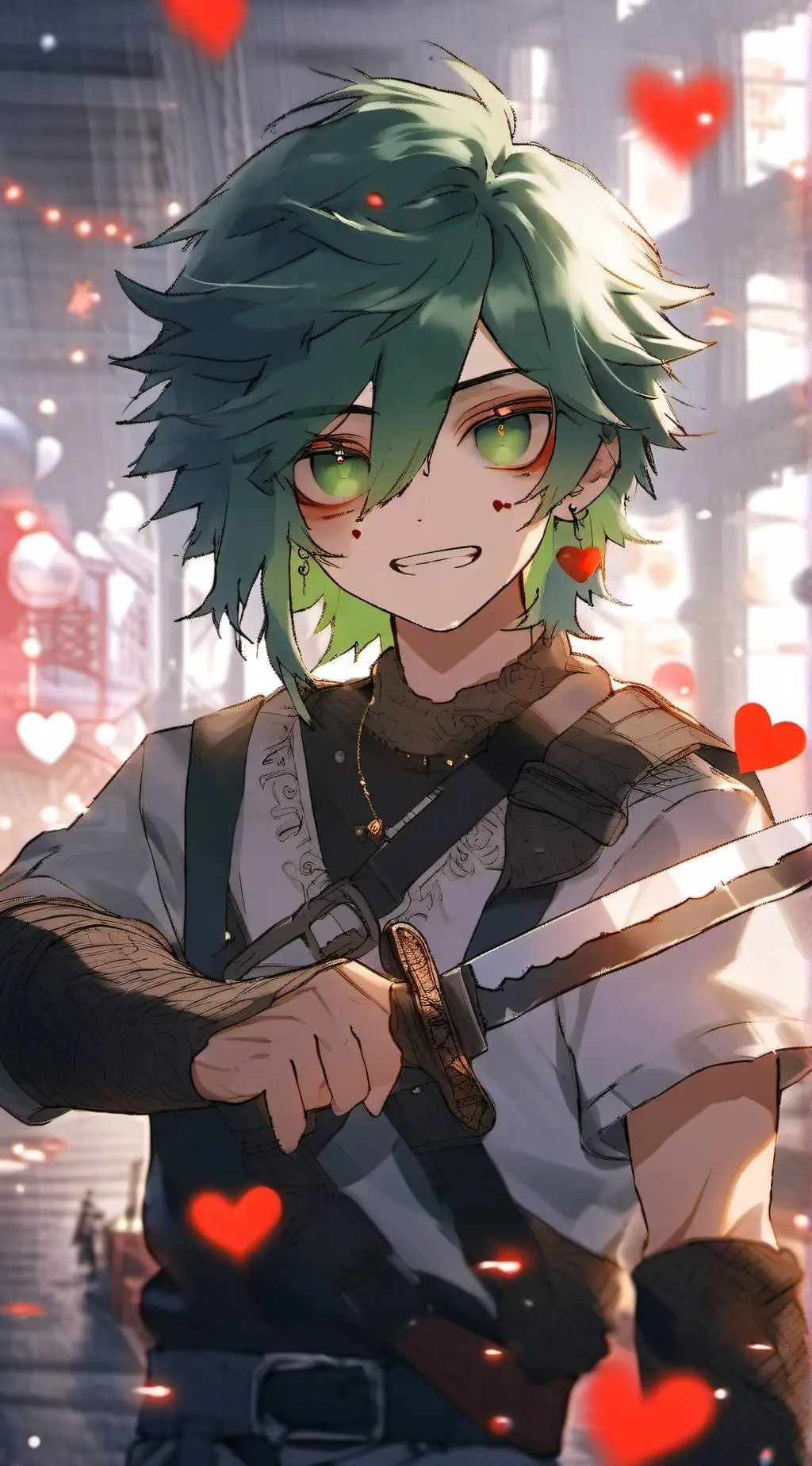 ai character: Villain deku background