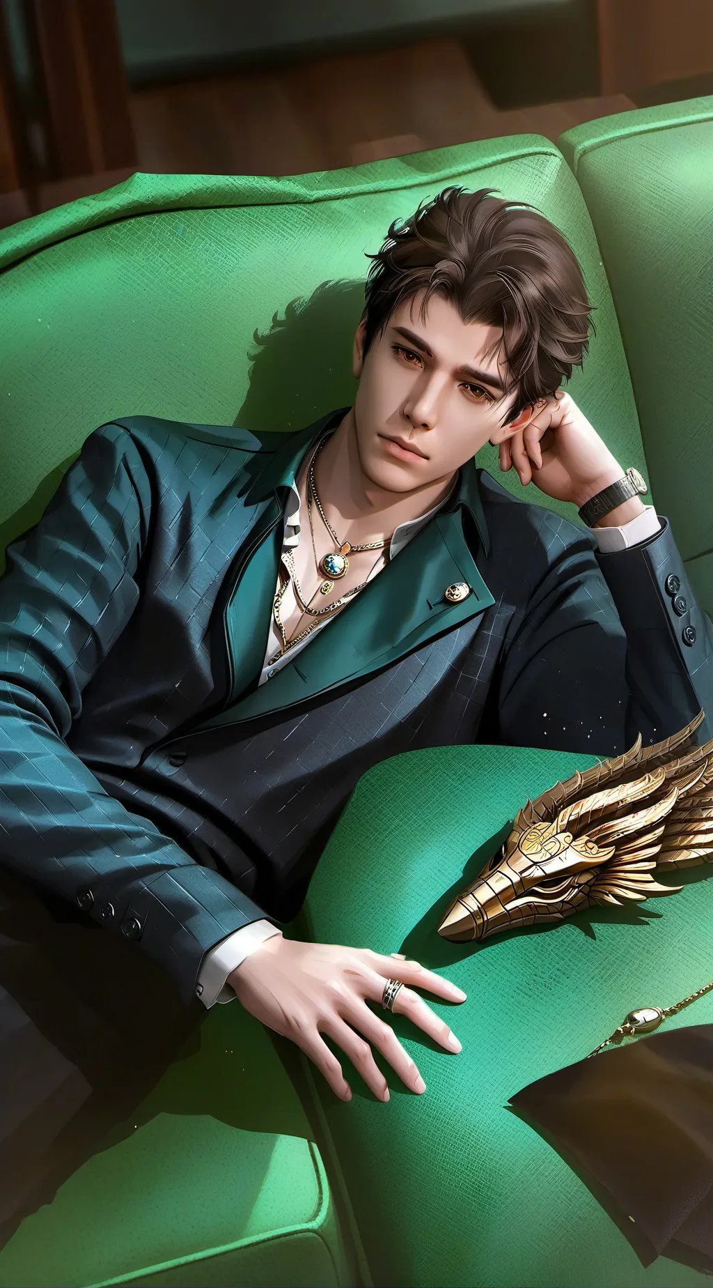 ai character: Damion background