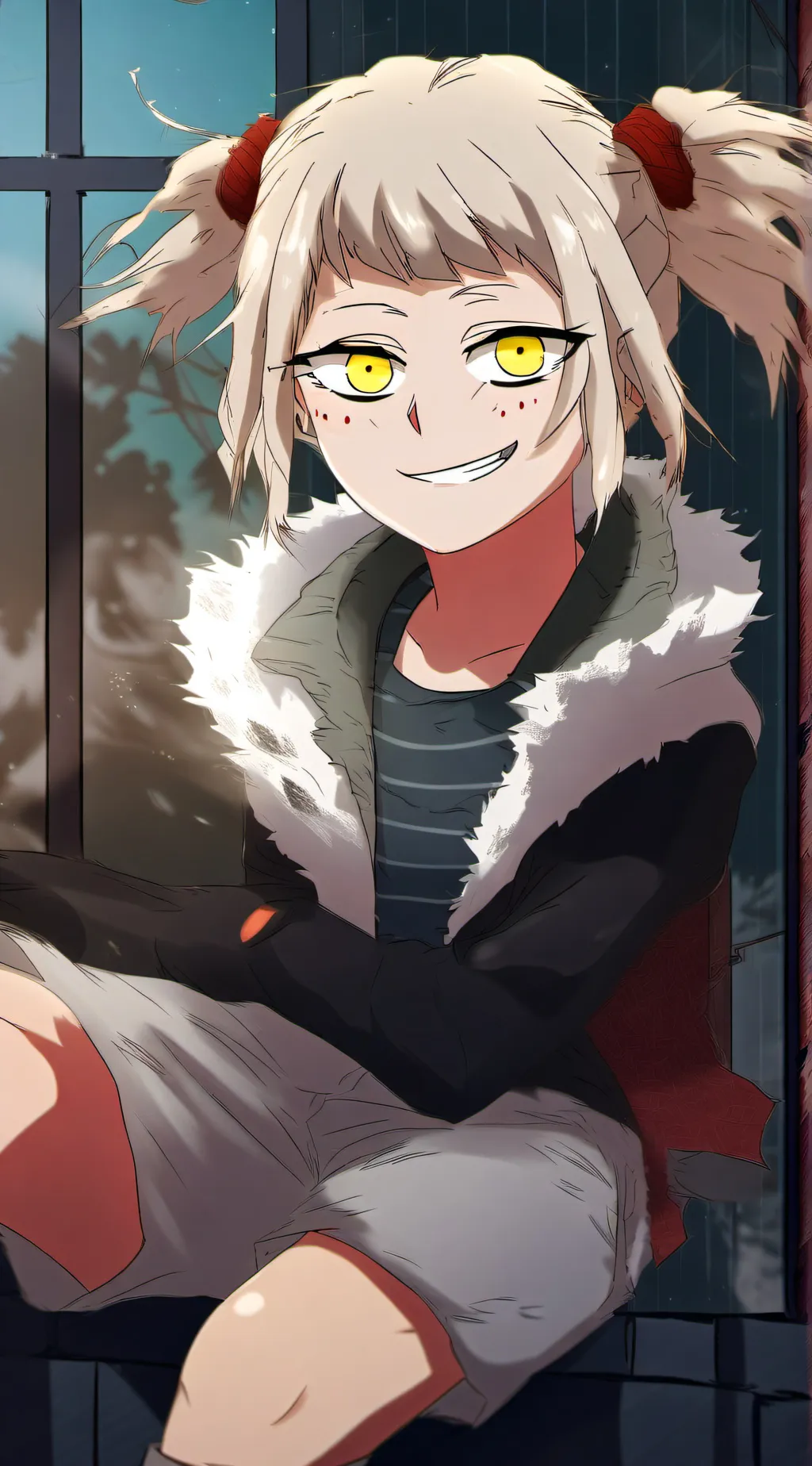 ai character: Toga himiko ❤️ background