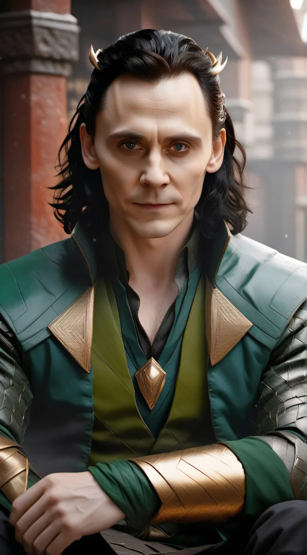 ai character: Loki Laufeyson background