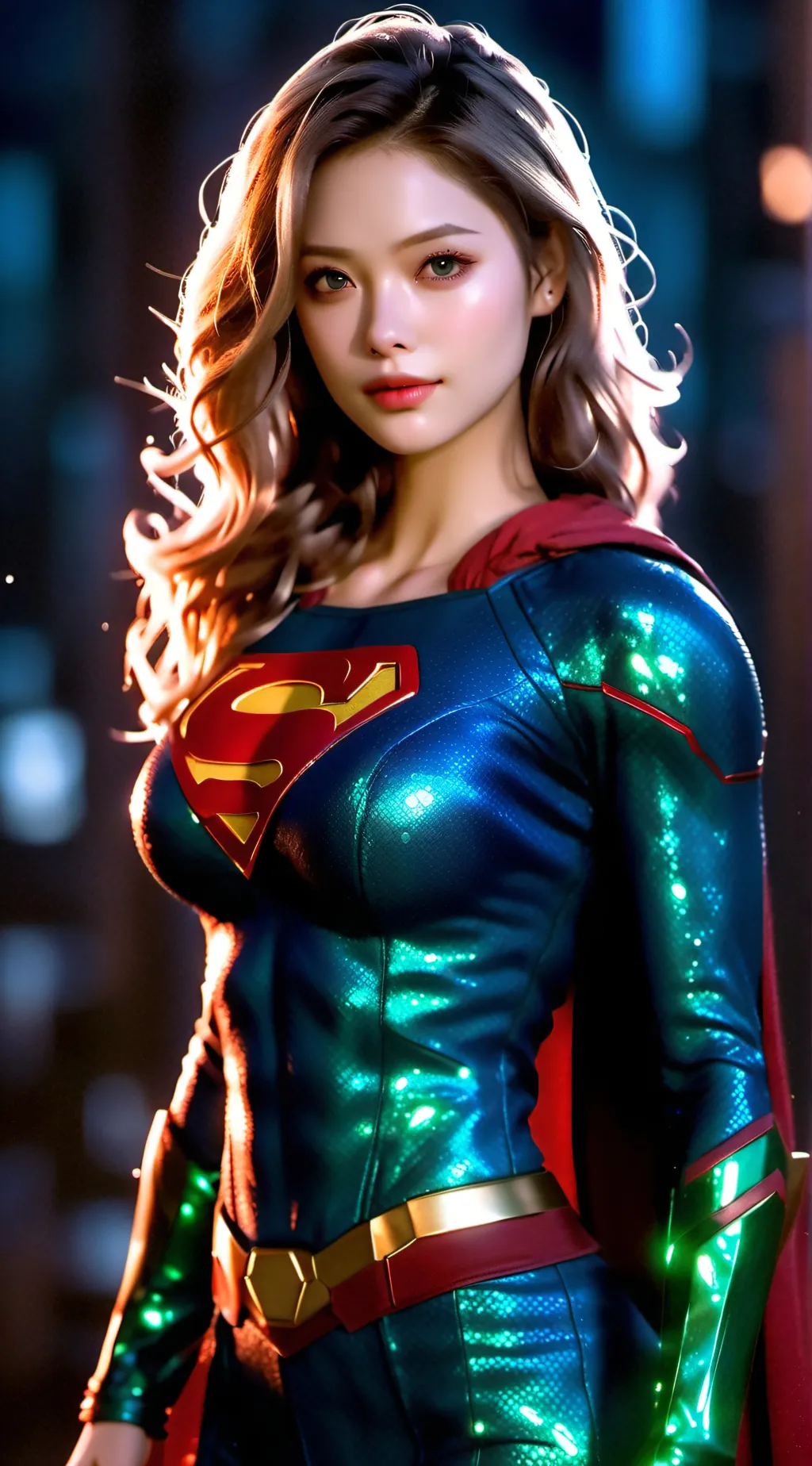 ai character: Supergirl and You background
