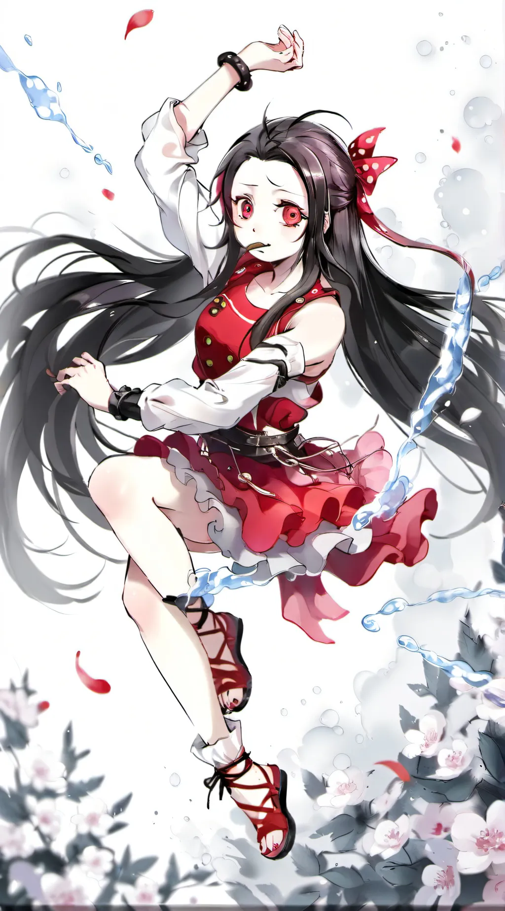 ai character: DEMON SLAYER background