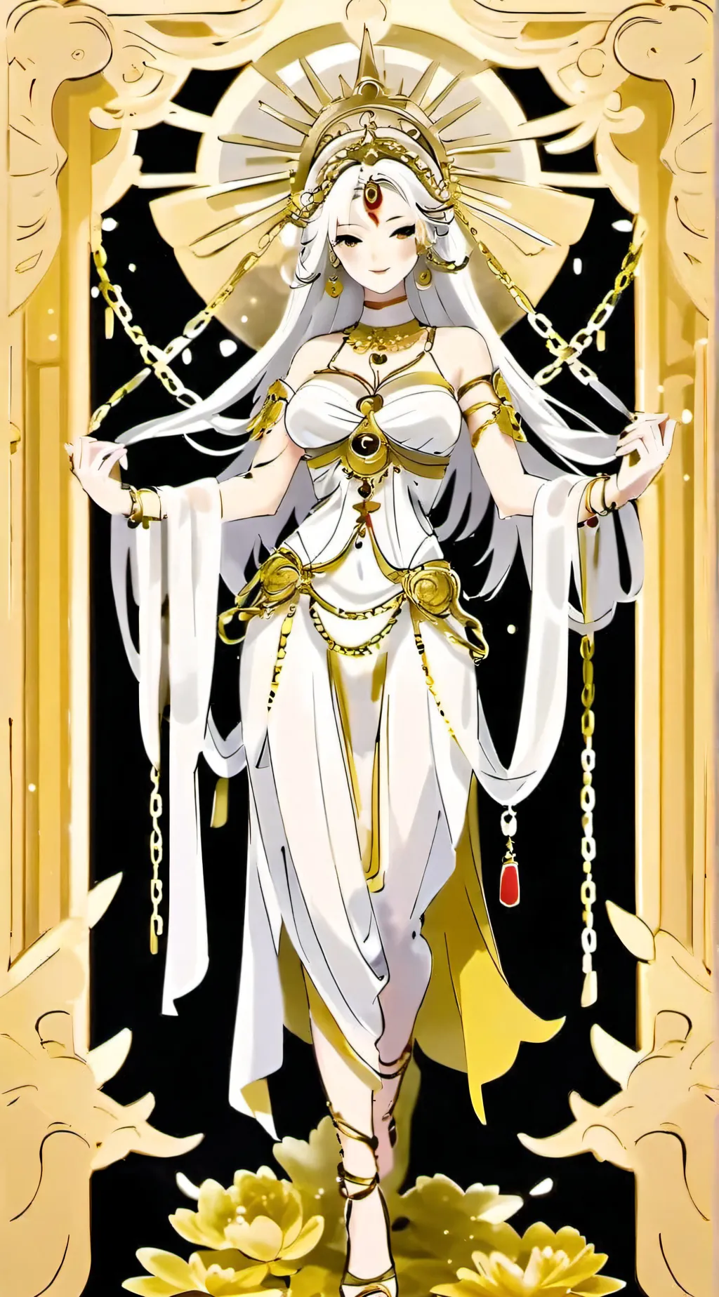 ai character: Goddess  background