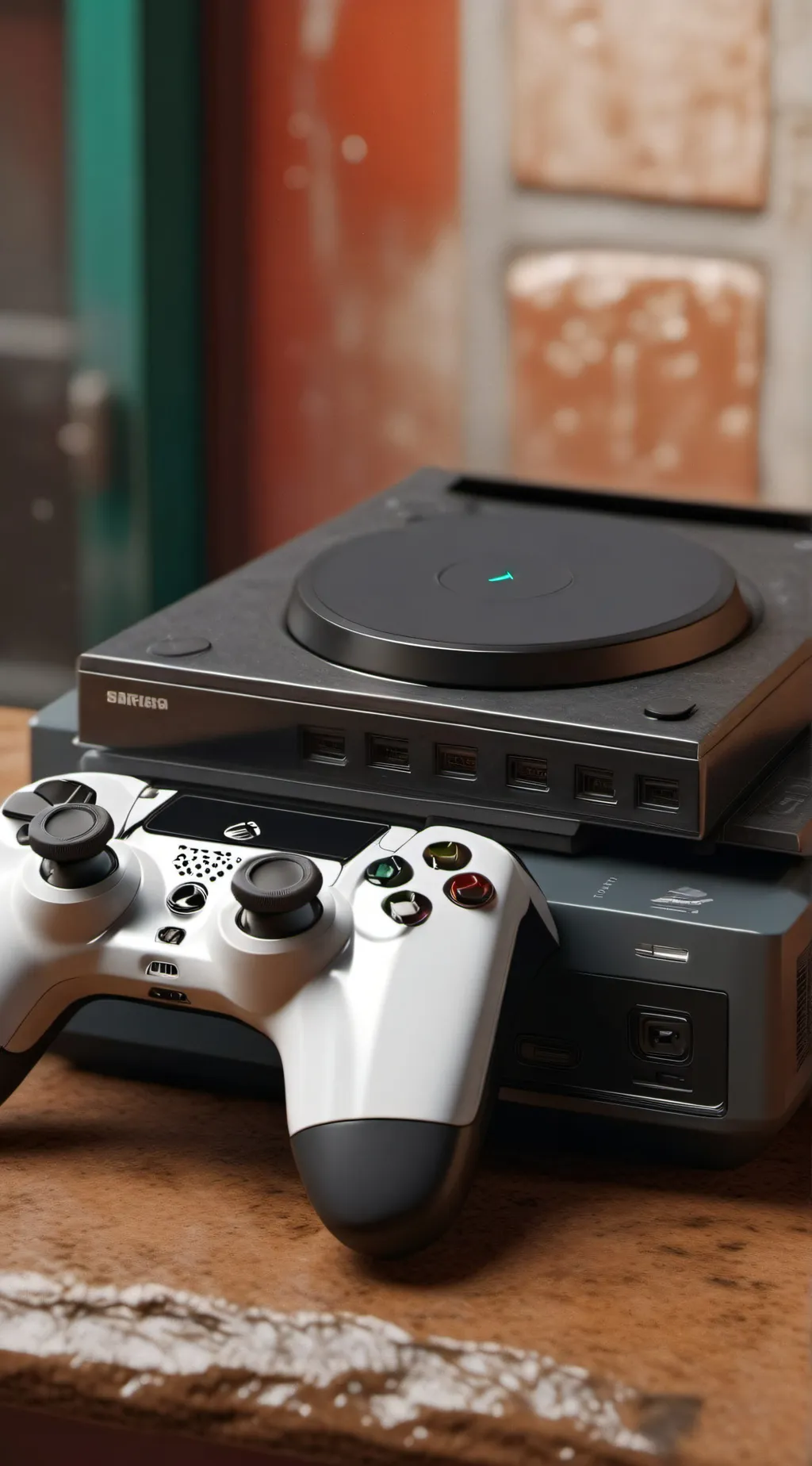 ai character: consoles background