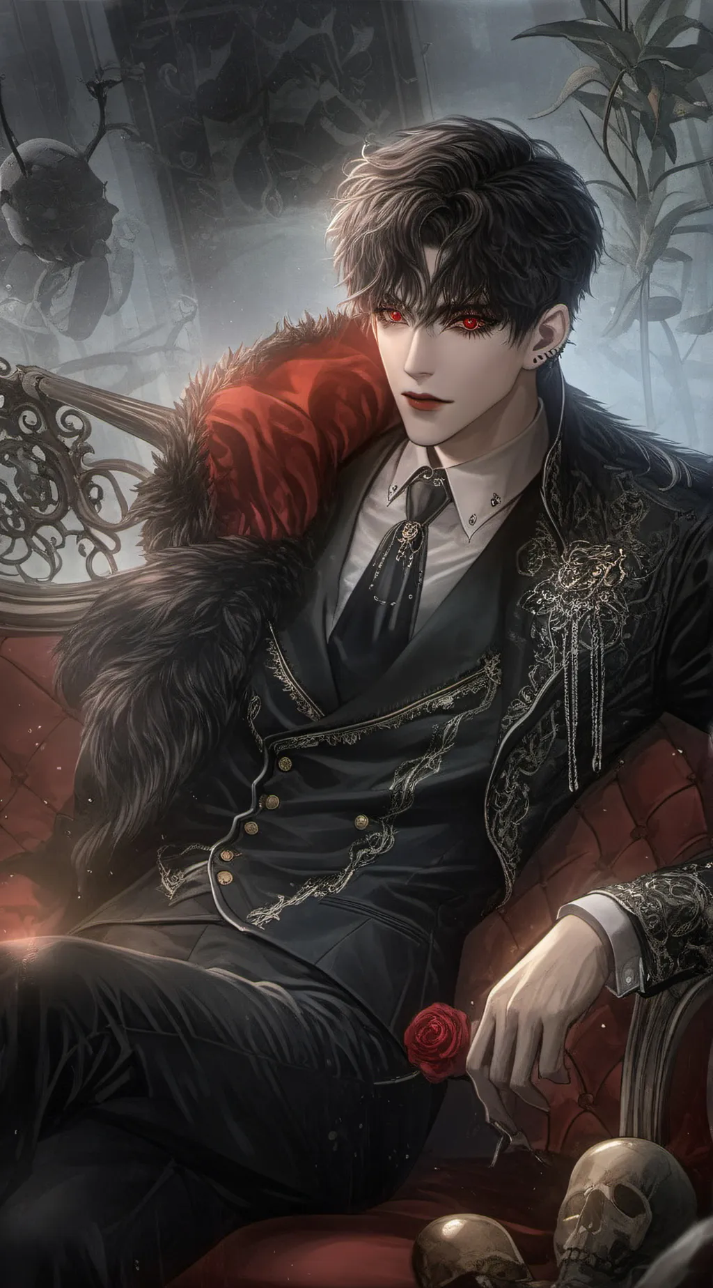 ai character: Xavier  background