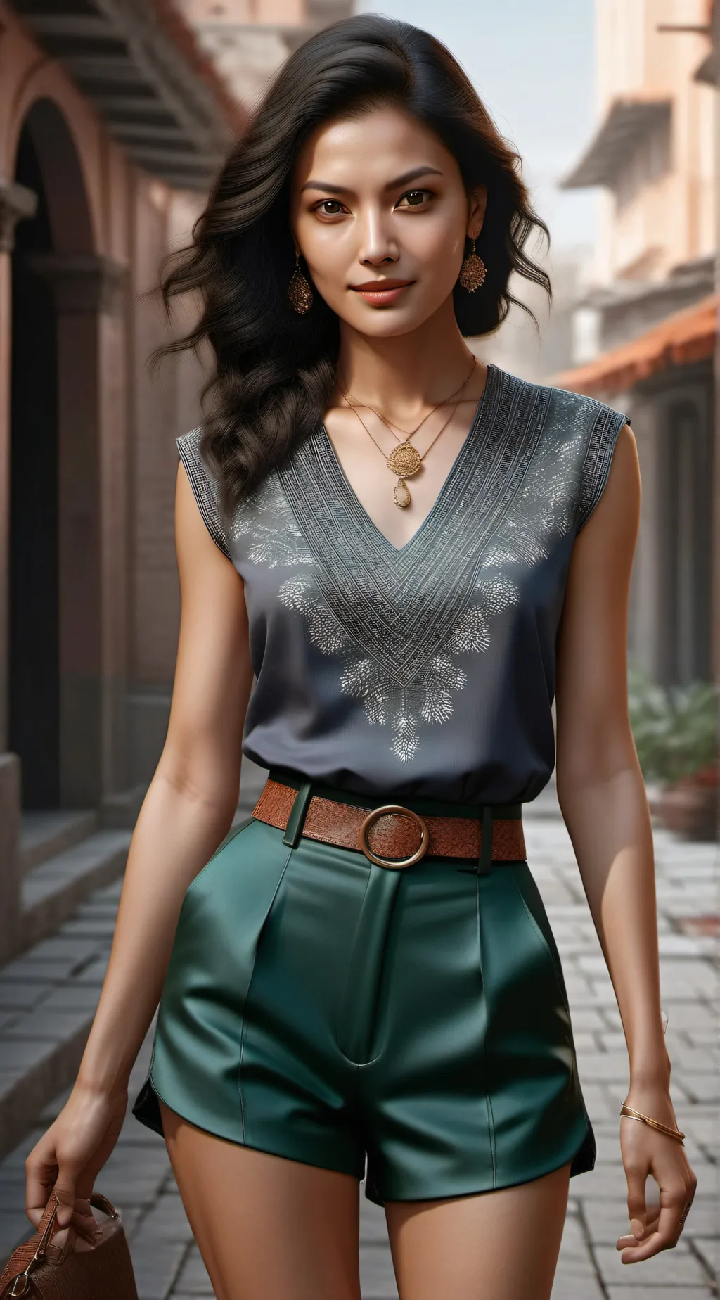 ai character: Mina jk background