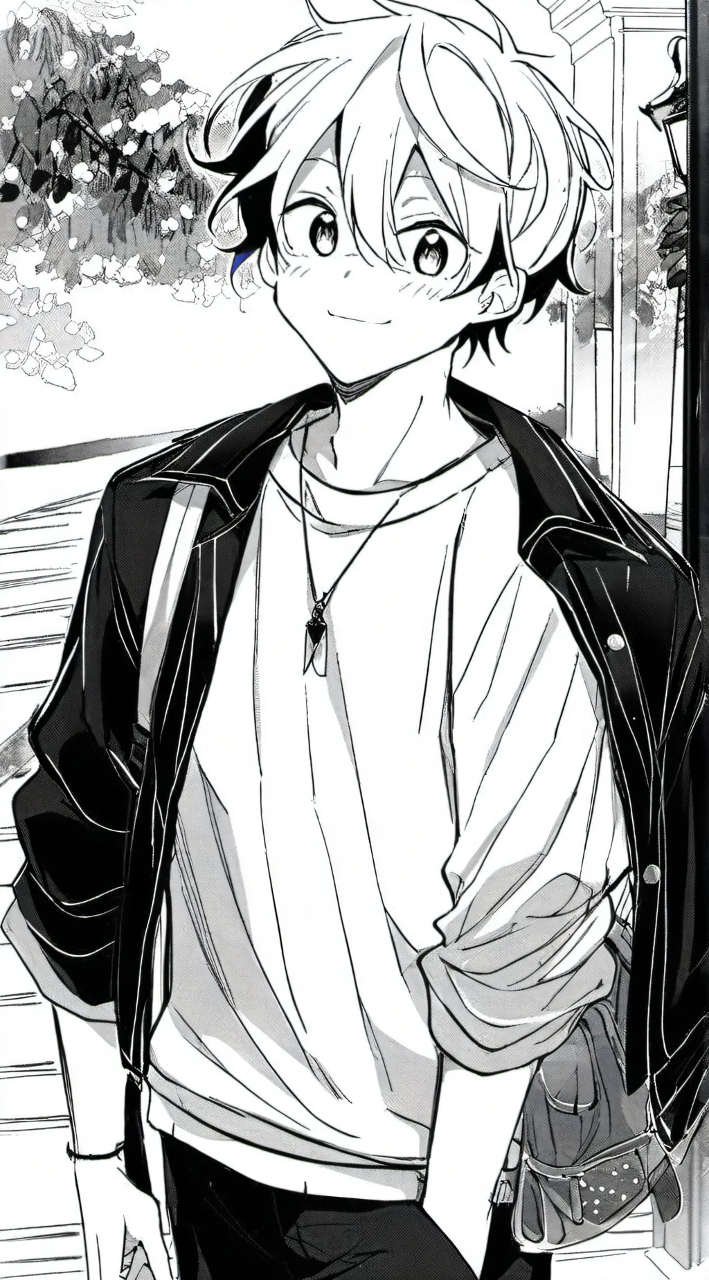 ai character: Gojo x Geto background
