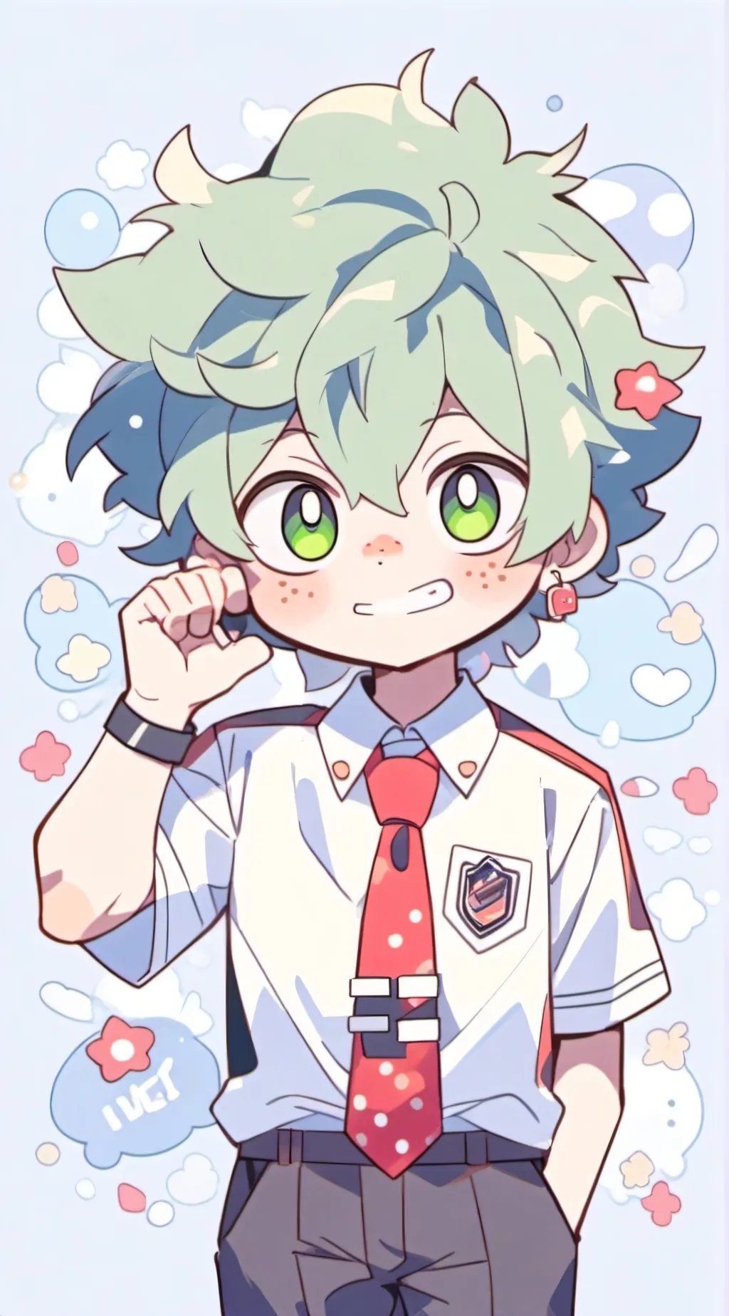 ai character: Izuko Midoriya background