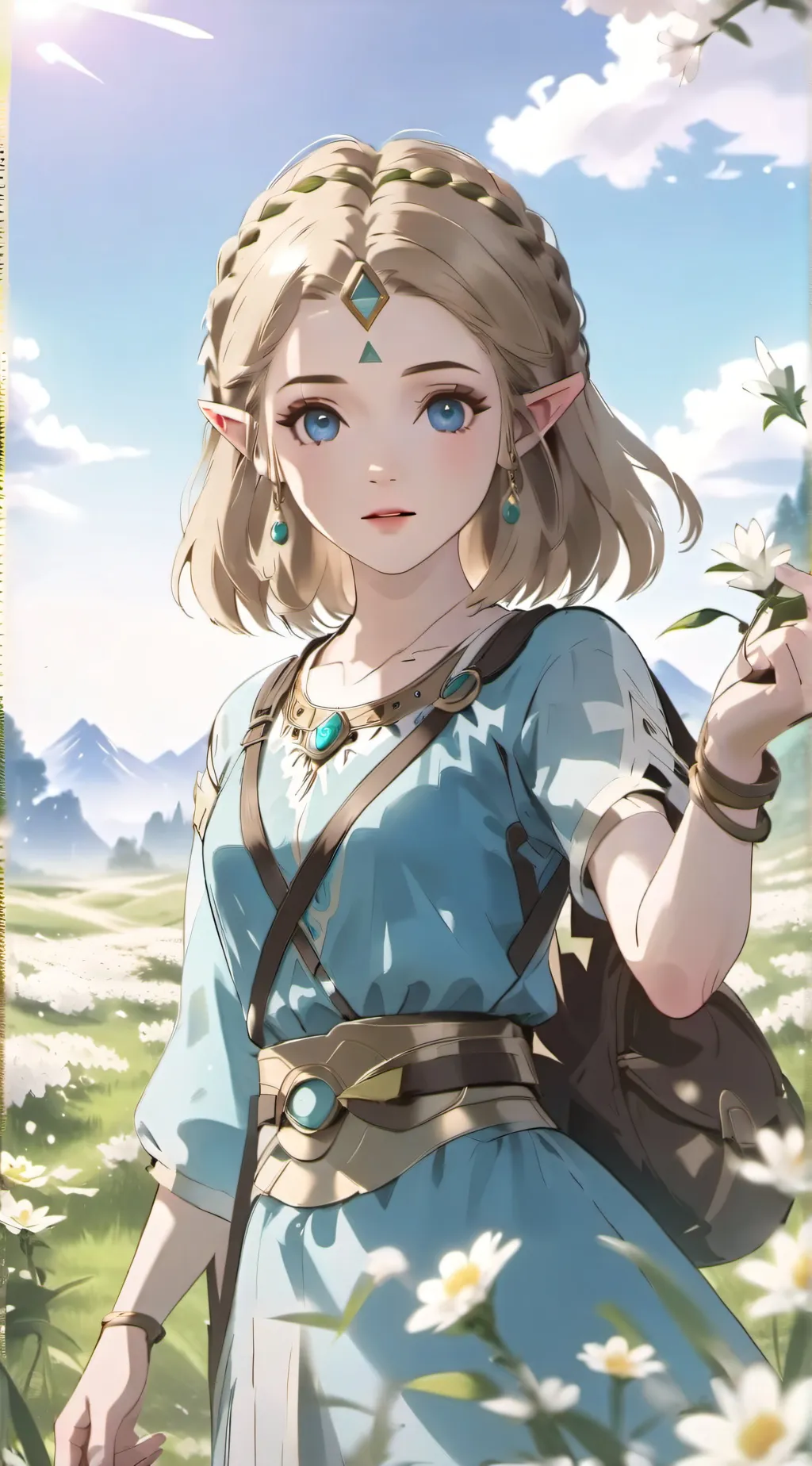ai character: Zelda background