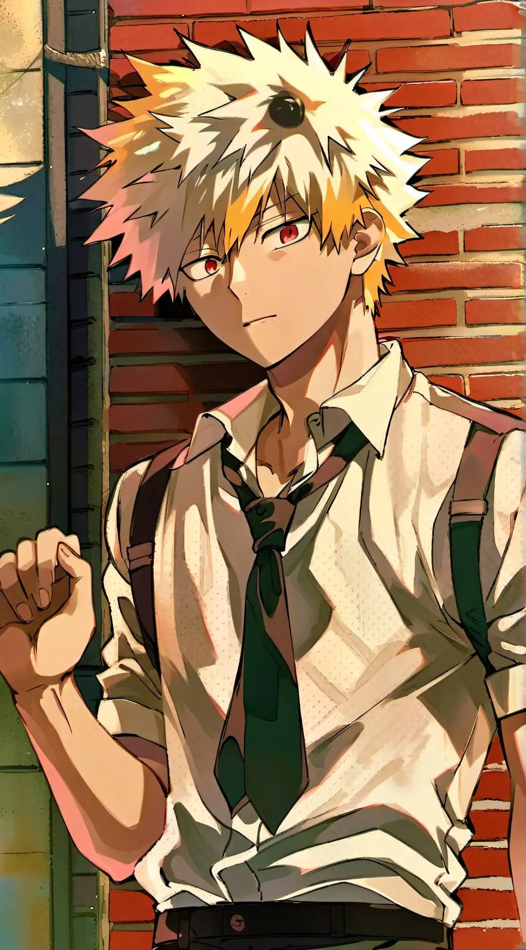 ai character: Bakugo Bar background