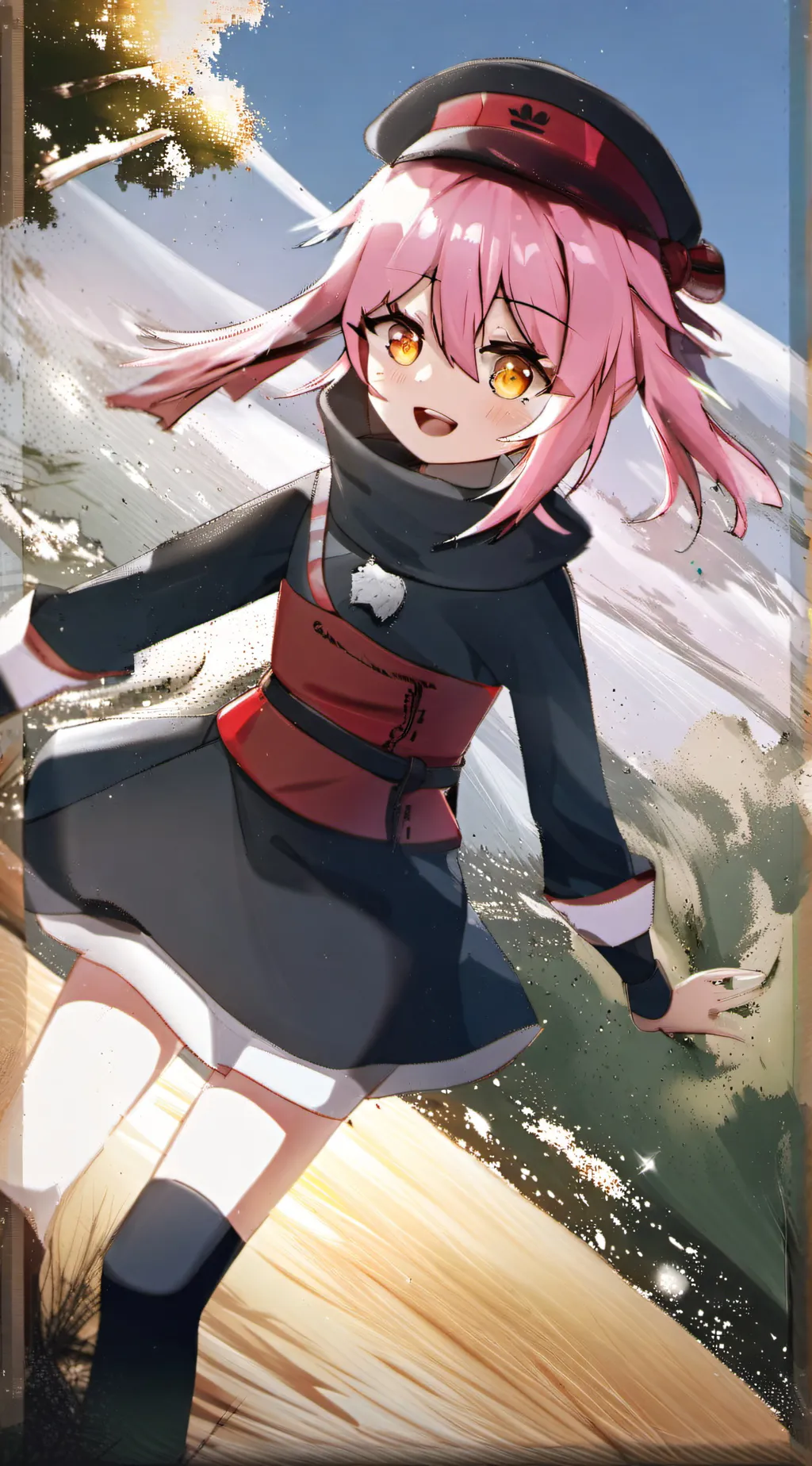 ai character: Yuriko-traveler Au background