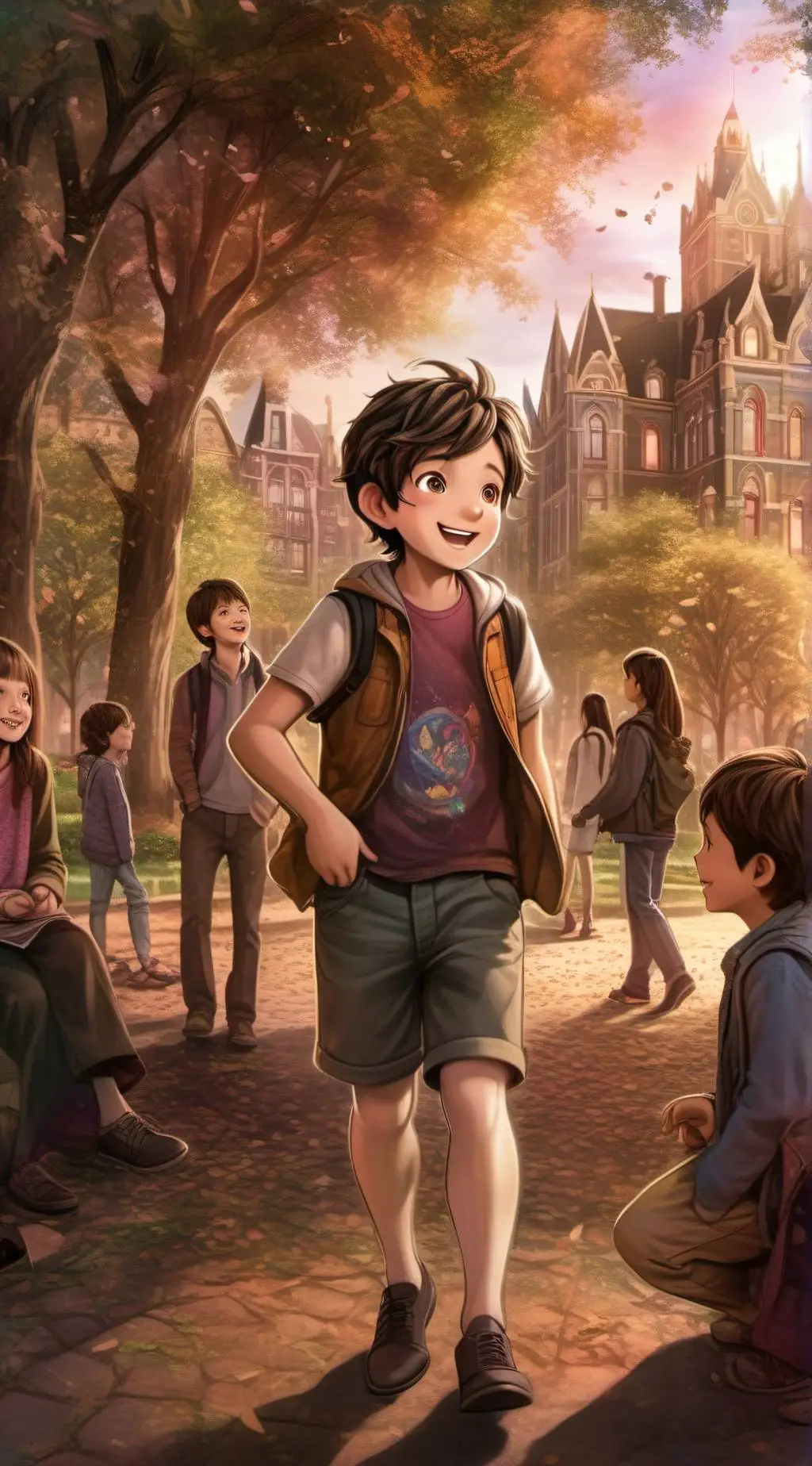 ai character: Oliver background