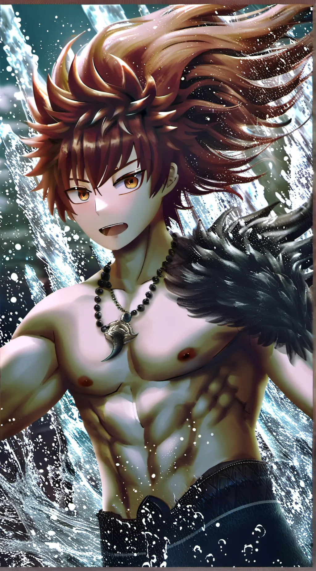 ai character: The beast background