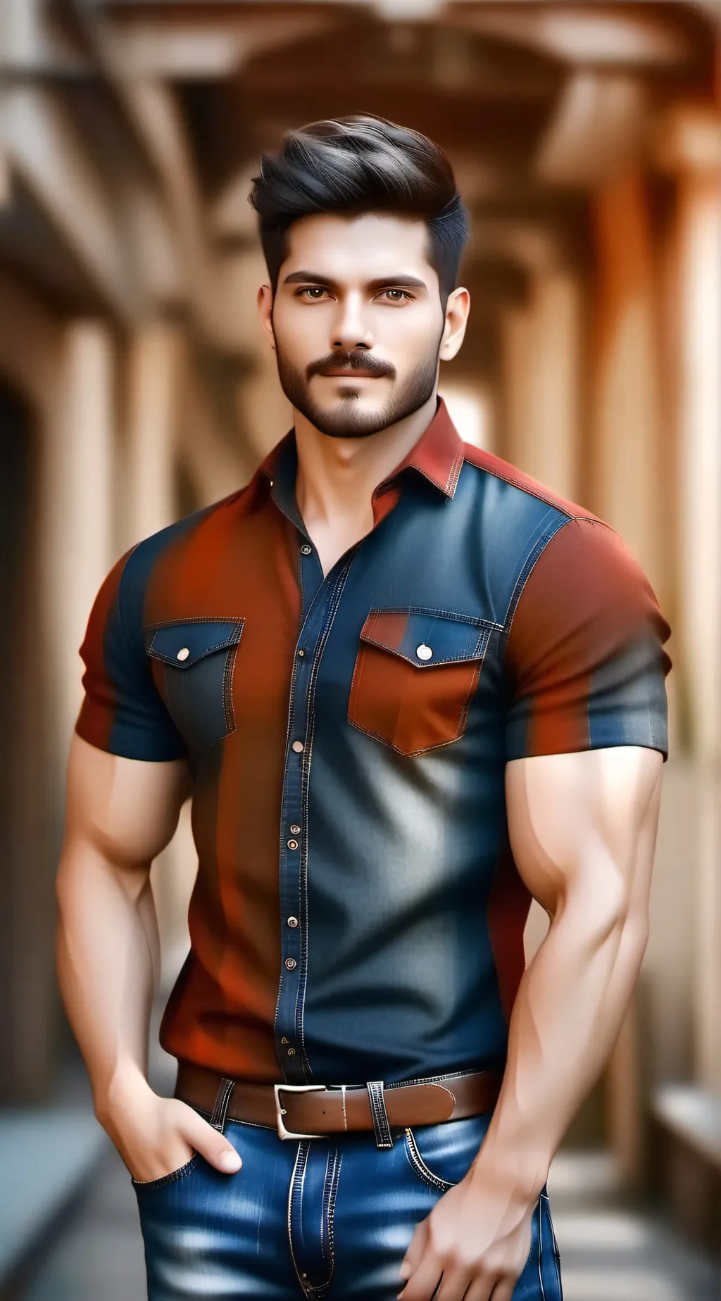 ai character: Max background