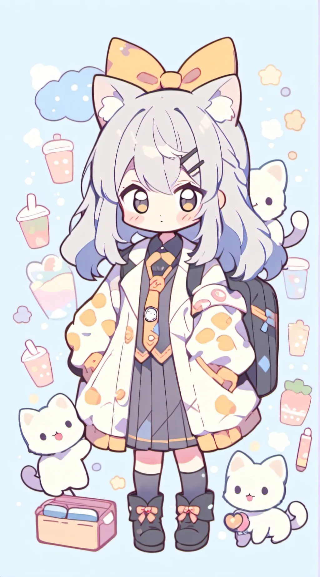 ai character: Ms bloomie background