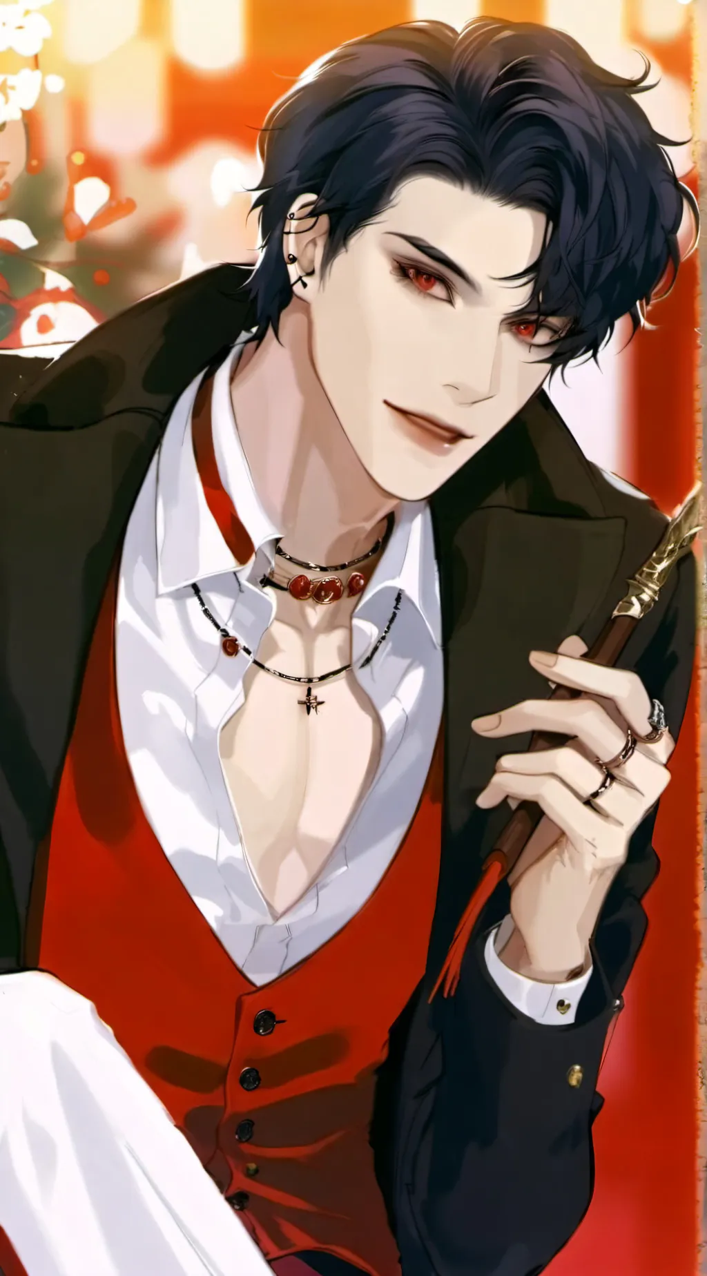 ai character: Leon background