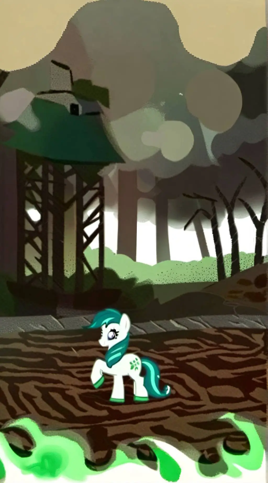 ai character: September(MLP TLT) background
