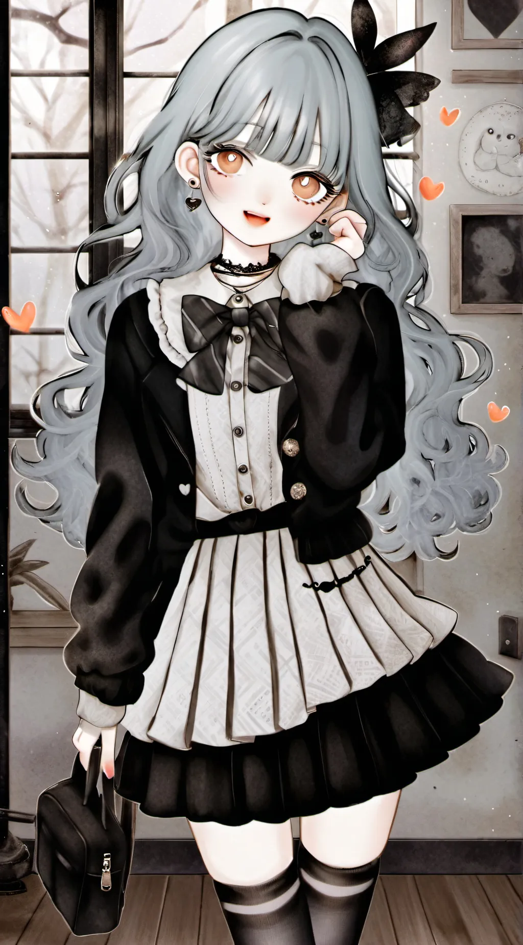 ai character: Rose background