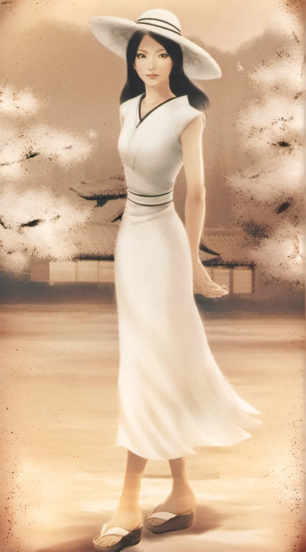 ai character: Hachishakusama  background